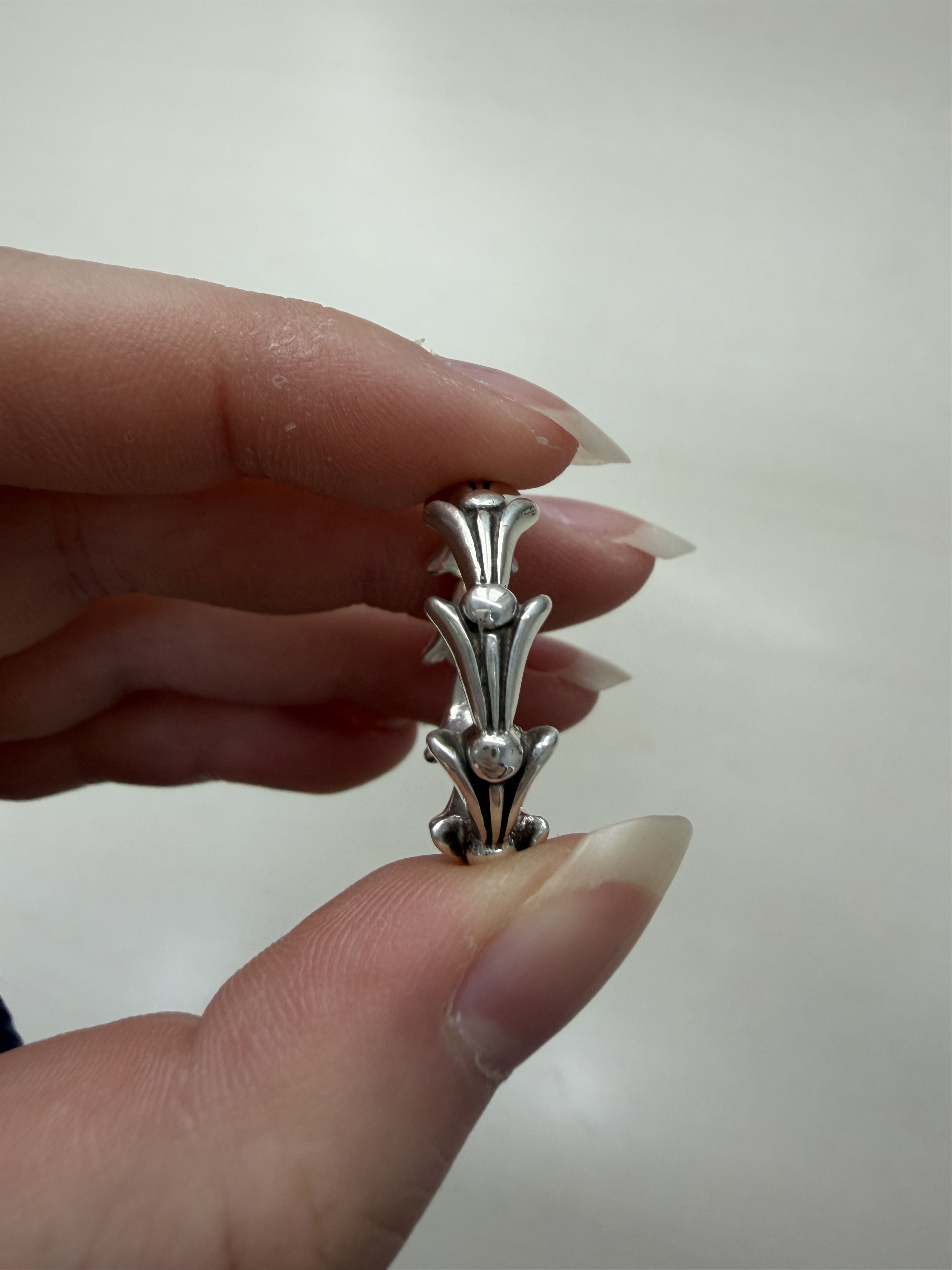 Chrome Hearts Chrome Hearts Silver Fish Bone Ring Size ONE SIZE - 10 Thumbnail