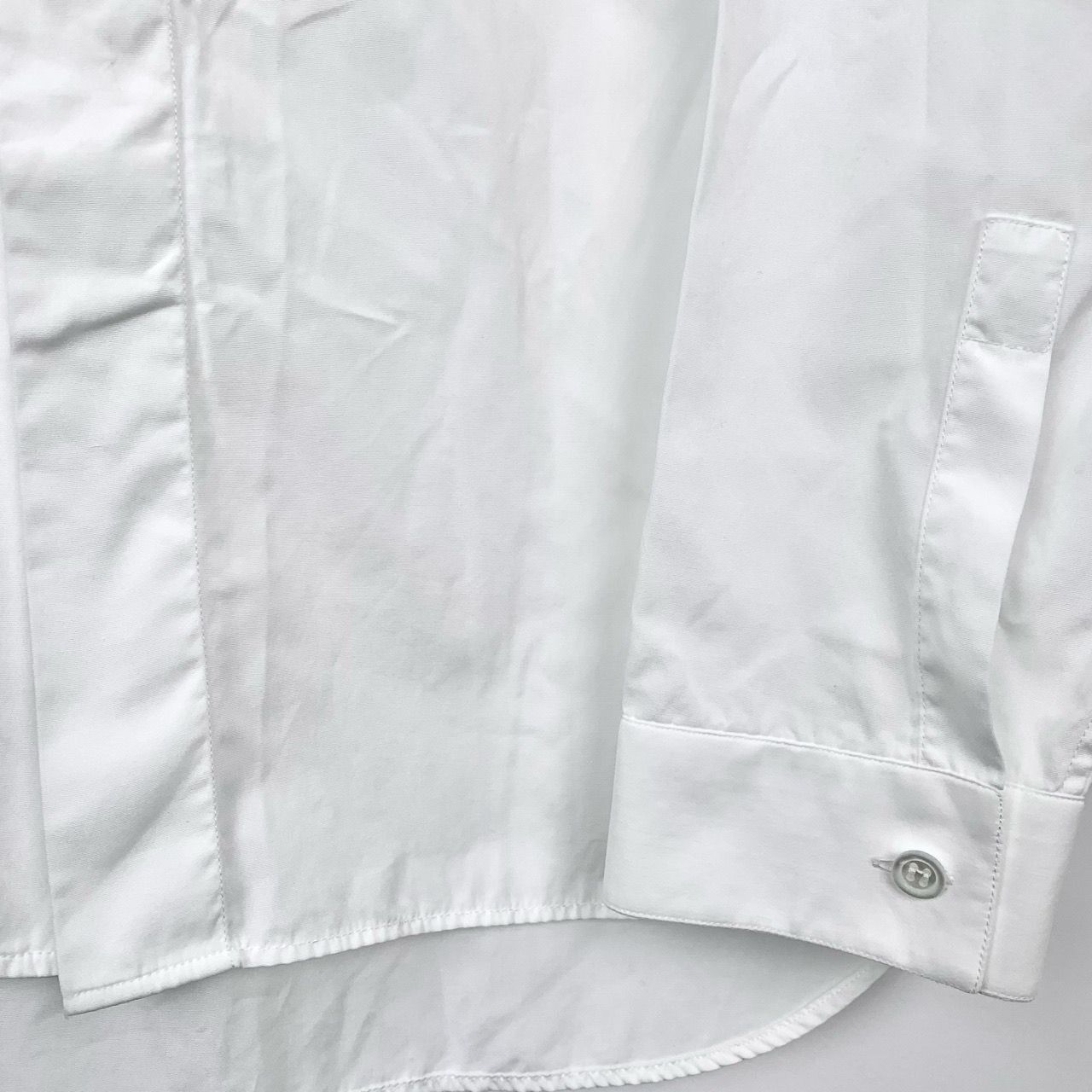 Dior Dior Mens White Argyle Embroidered Button-Up Shirt Size US M / EU 48-50 / 2 - 4 Thumbnail