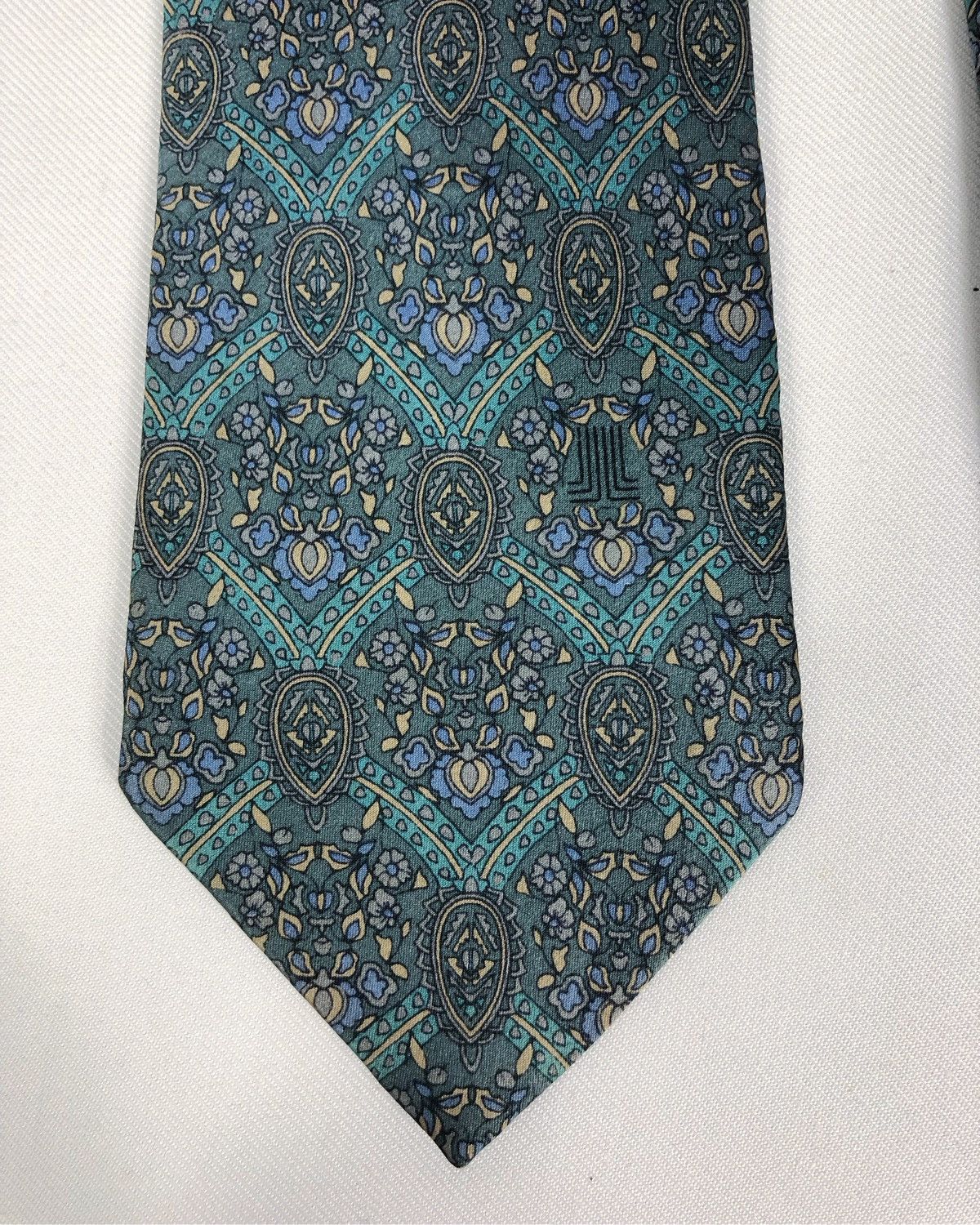 Lanvin Rare Vintage Lanvin Paris Paisley Silk Tie Size ONE SIZE - 4 Thumbnail