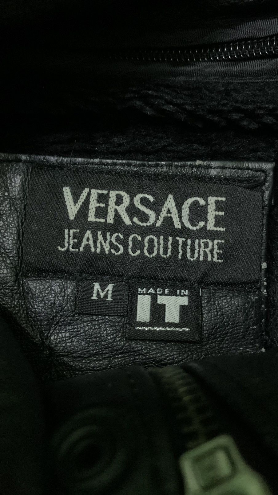 Versace Jeans Couture Vtg Jacket Leather Versace Jeans Couture Size US M / EU 48-50 / 2 - 6 Thumbnail