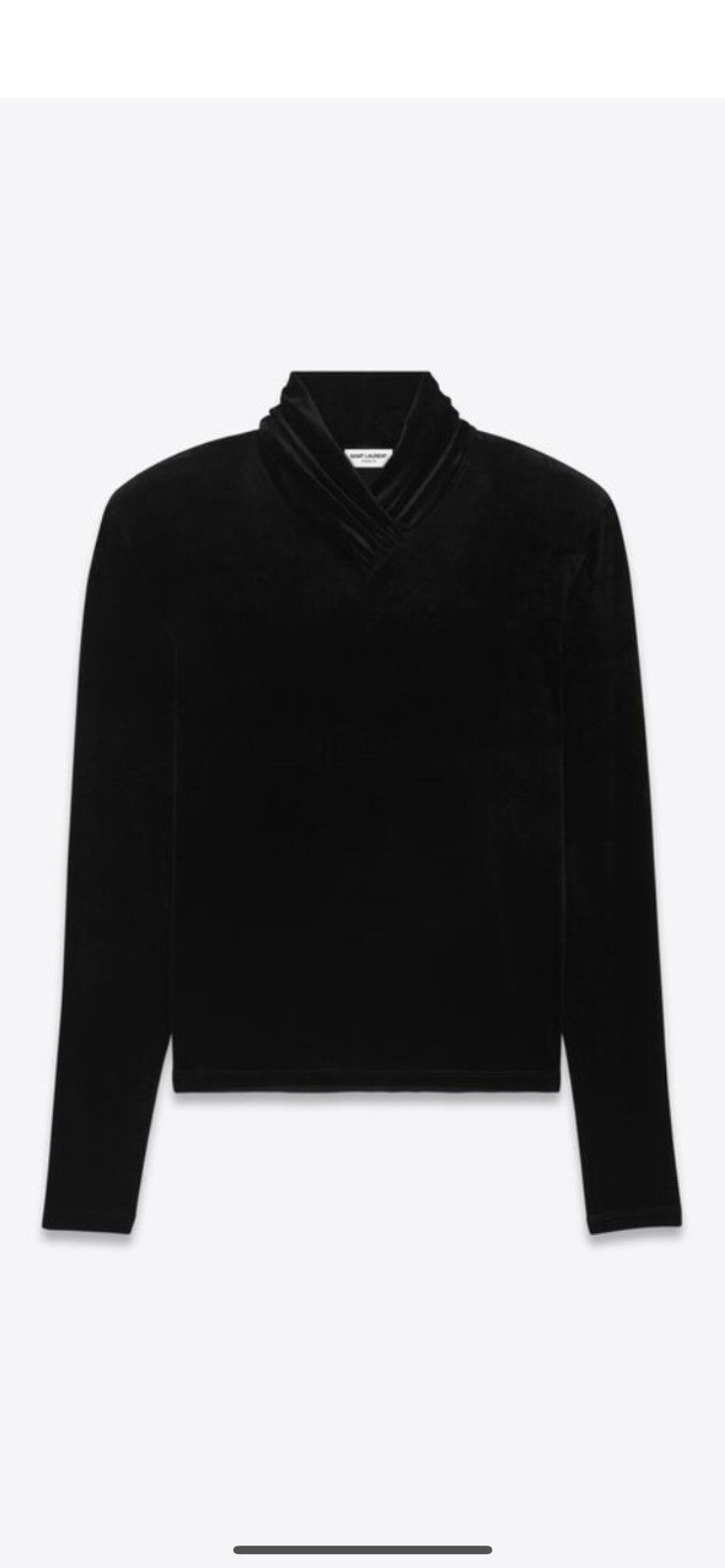 Saint Laurent Paris Saint Laurent men’s velvet turtleneck. M. $1390 Size US M / EU 48-50 / 2 - 1 Thumbnail
