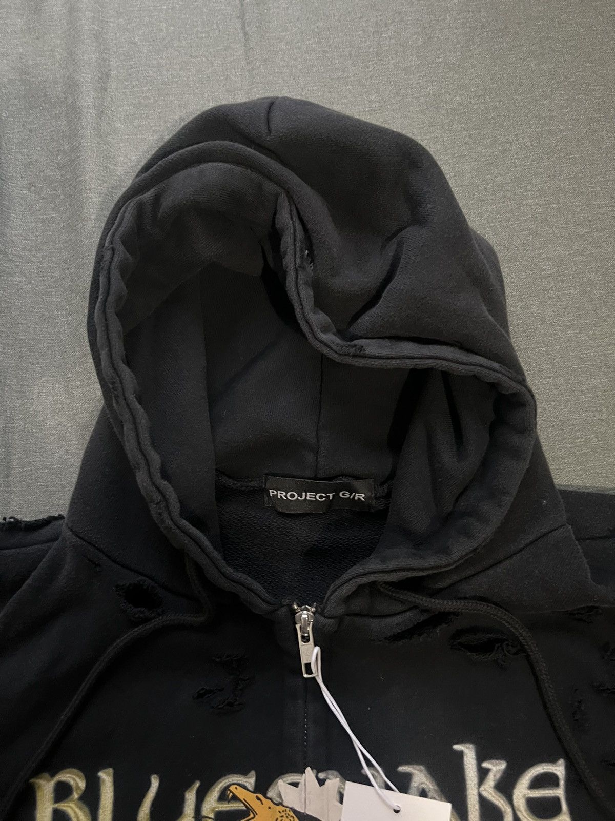 Project GR Bluesnake Washed Zip Hoodie Size 1