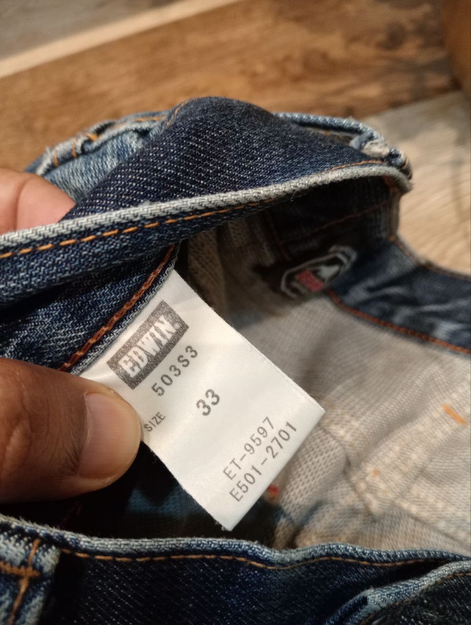 Edwin VINTAGE EDWIN ZYLON X KUSHITANI HAMAMATSU LIMITED JEANS Size US 33 - 8 Thumbnail