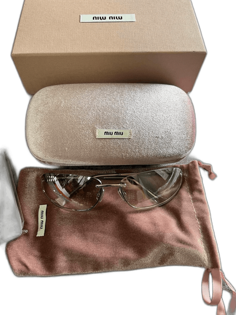 Miu Miu Miumiu Sunglasses with Case and Cloth-yf Size ONE SIZE - 1 Thumbnail