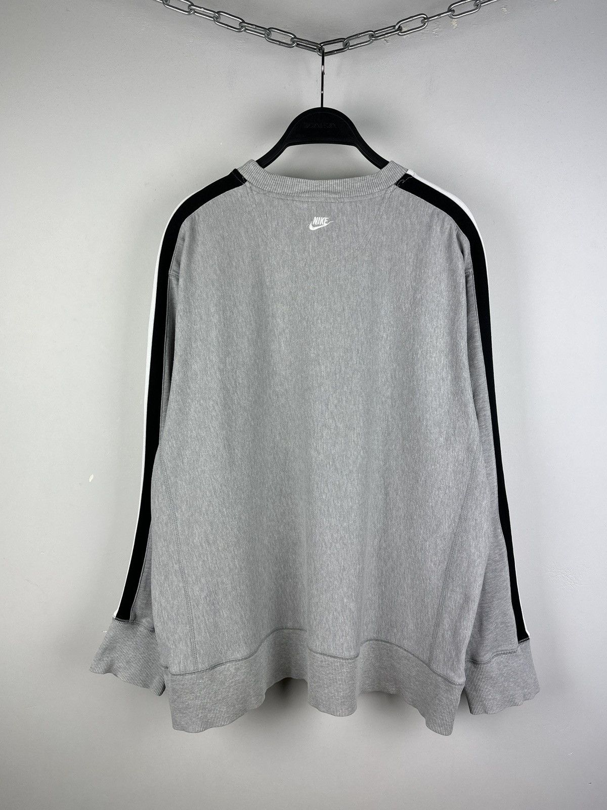 Nike × Vintage Vintage Y2K Nike Air Force Big Logo Baggy Sweatshirt Grey Size US L / EU 52-54 / 3 - 11 Thumbnail
