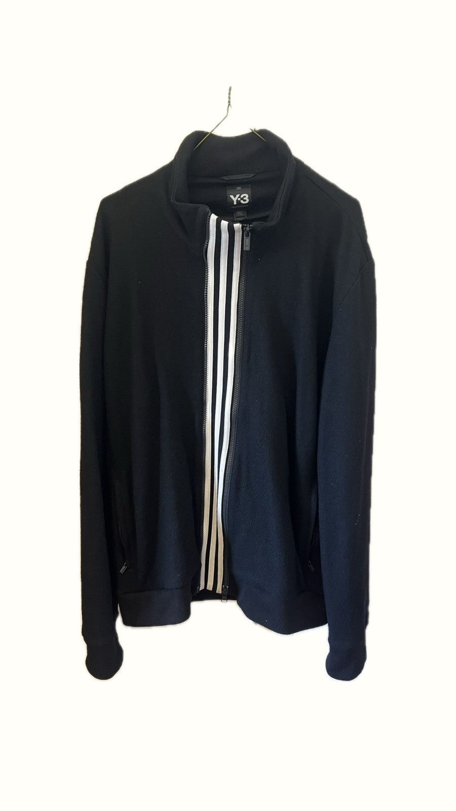 Adidas × Y-3 × Yohji Yamamoto Wool Y-3 Track Jacket Size US XL / EU 56 / 4 - 3 Thumbnail