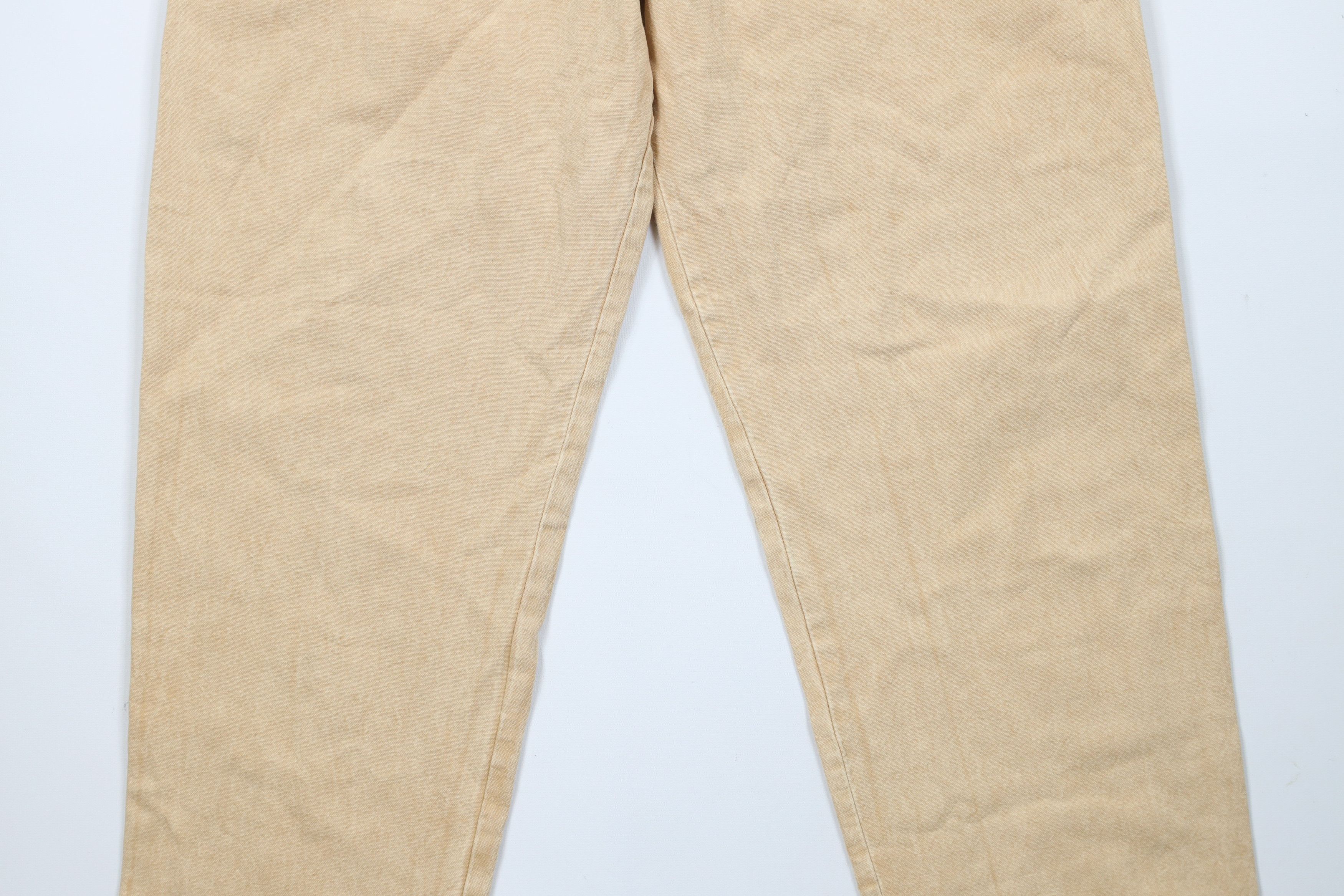 Vintage Vintage 90s Streetwear Stonewash Tapered Leg Canvas Pants Size US 34 / EU 50 - 3 Thumbnail