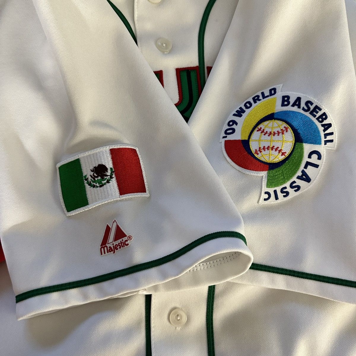 MLB × Vintage 2009 World Baseball Classic Mexico Jersey Size M Majestic Size US M / EU 48-50 / 2 - 8 Thumbnail