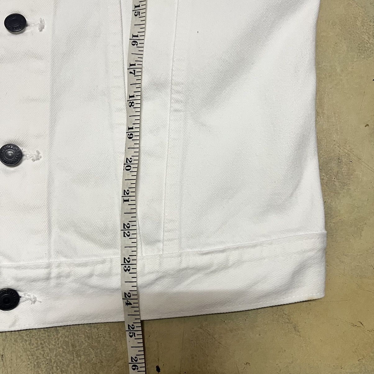 Levi's Vintage Levis White Denim Jacket Size US M / EU 48-50 / 2 - 16 Thumbnail