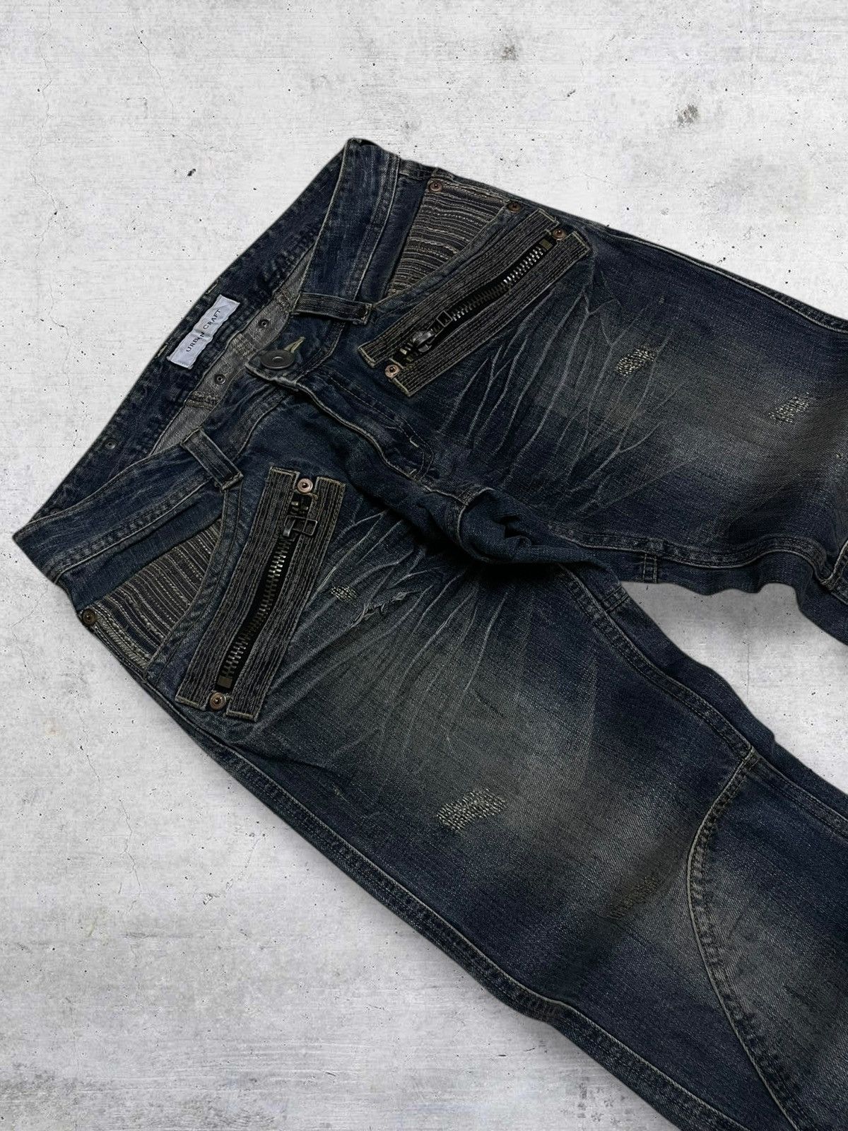 PPFM URBAN CRAFT 1990S DISTRESSED LAYERED JAPAN DESIGNER STYLE Size US 32 / EU 48 - 6 Thumbnail