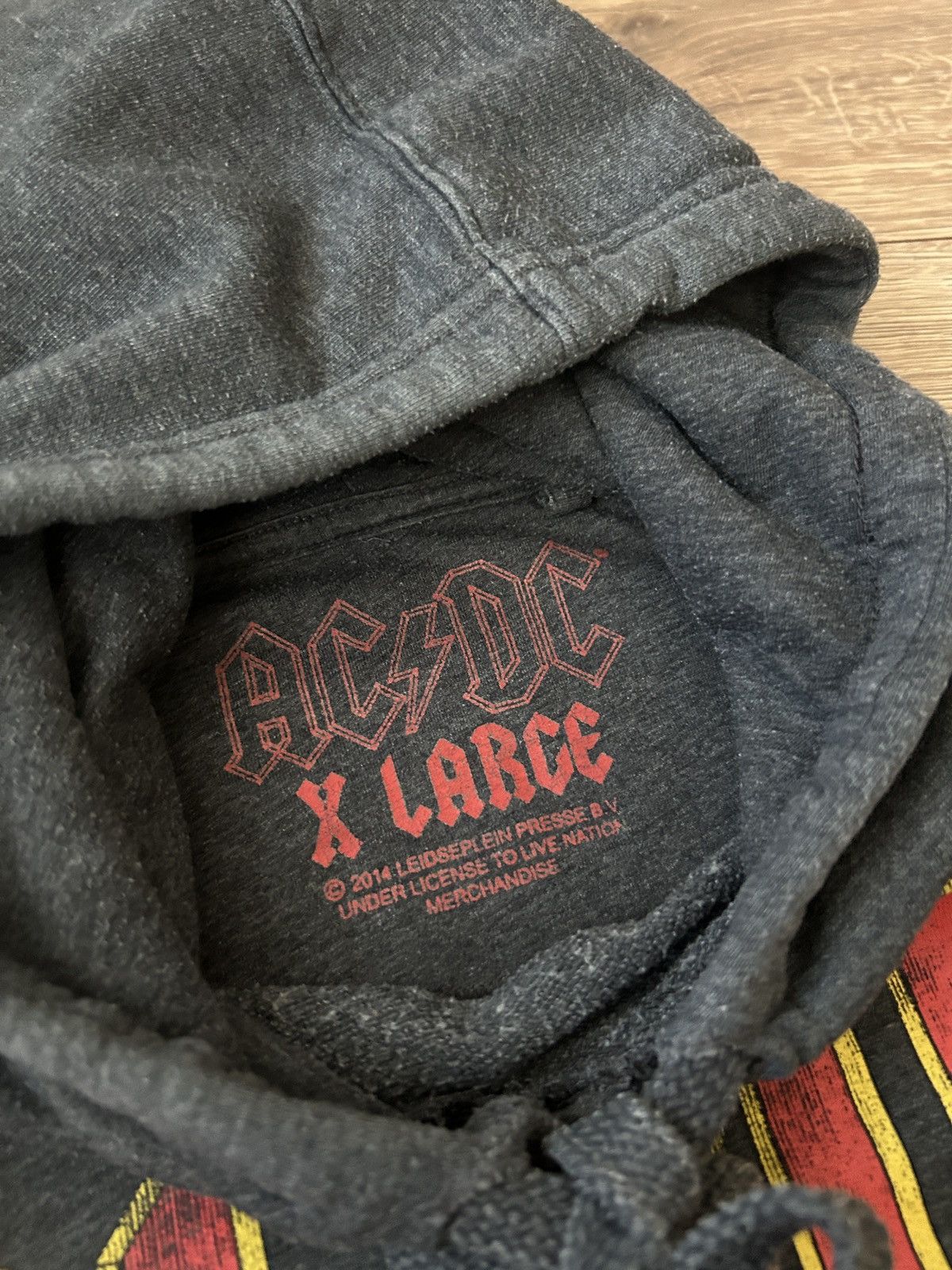 AC/DC × Vintage Vintage Ac/Dc back in black 2014 tour hoodies mens Size US XL / EU 56 / 4 - 5 Thumbnail