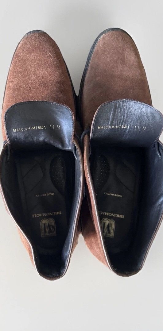 Bruno Magli Bruno Magli Suede Chukka Boots – Italy – Rust Brown – 11 Size US 11 / EU 44 - 7 Thumbnail