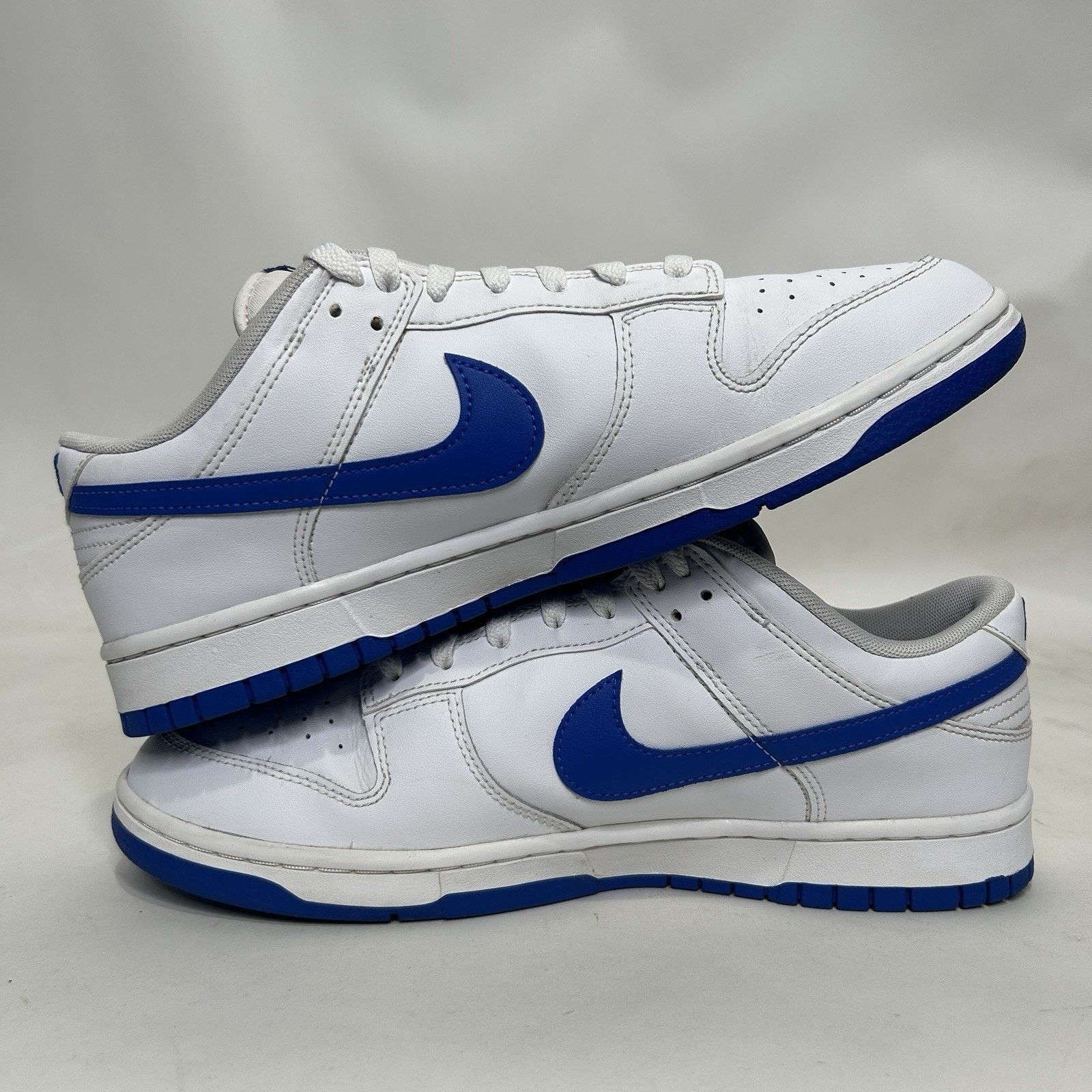 Nike Nike Dunk Low Retro “Summit White Hyper Royal” Size US 11 / EU 44 - 3 Thumbnail