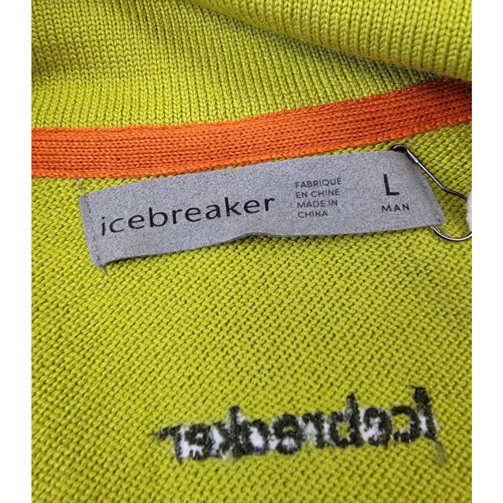 Icebreaker Icebreaker Insulated Vest Mens Large Wool Outdoor Camping, Quilted, Full Zip, Breathable, Pockets, Fall Winter Spring, Green, Regular Fit Size US L / EU 52-54 / 3 - 5 Thumbnail