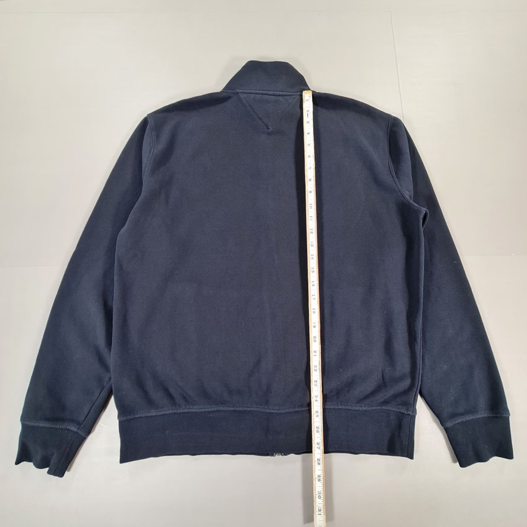 Tommy Hilfiger Tommy Hilfiger Mens Sweatshirt Navy Blue XXL Full Zip Fleece Sweatshirt Cardigan Size US XXL / EU 58 / 5 - 7 Thumbnail