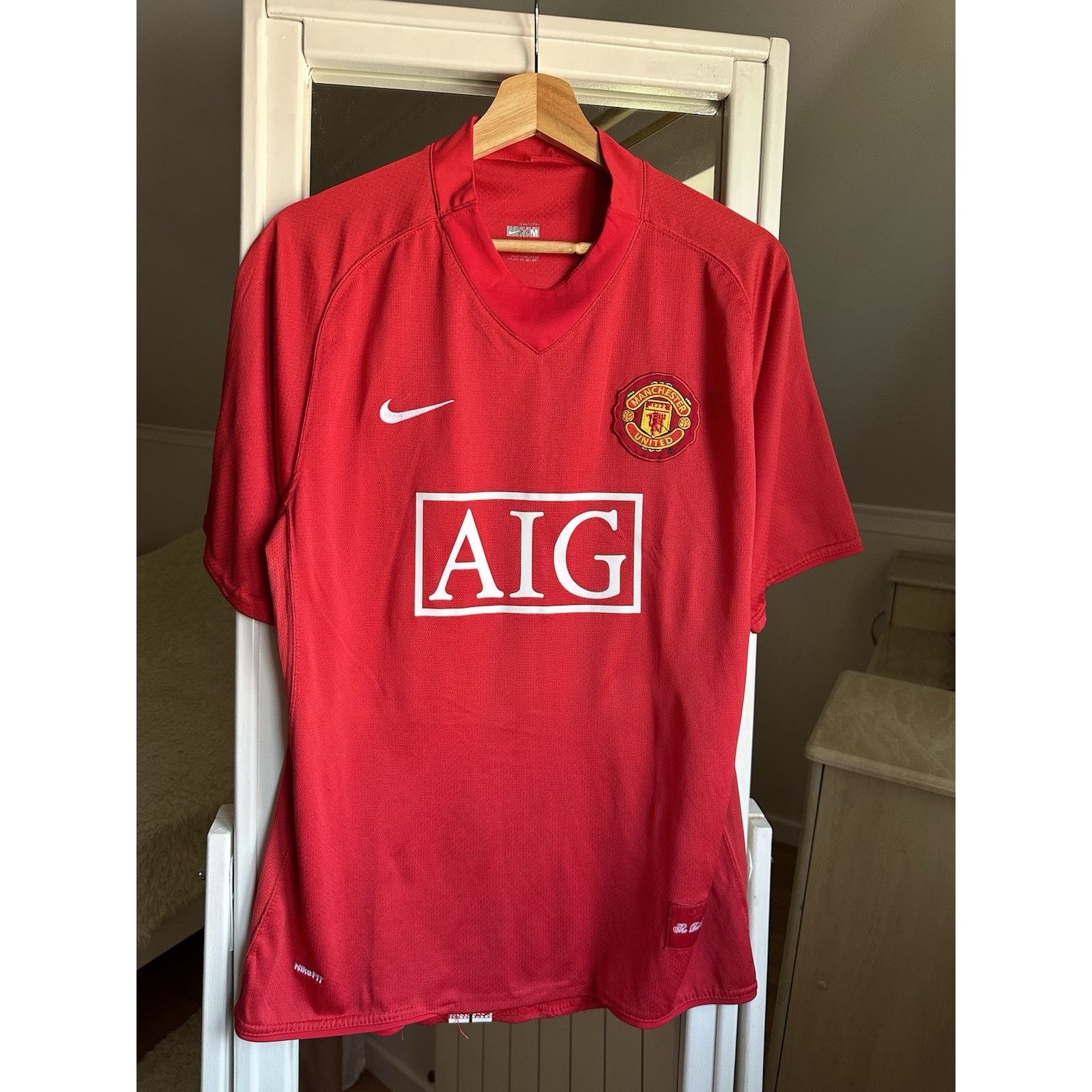 Nike MANCHESTER UNITED ROONEY 2007 2009 HOME SHIRT JERSEY NIKE Size US M / EU 48-50 / 2 - 8 Thumbnail