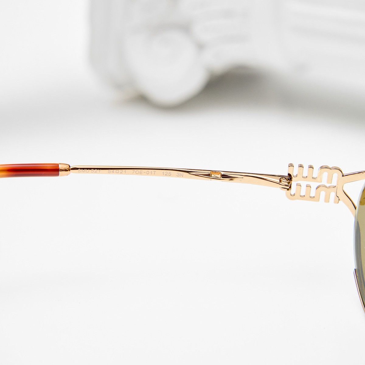 Miu Miu MIU MIU 0MU 52YS 7OE01T SUNGLASSES Size ONE SIZE - 5 Thumbnail