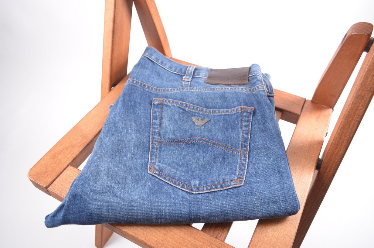 Armani Armani Vintage Pants Denim Jeans Luxury 🔥 Size US 38 / EU 54 - 1 Thumbnail