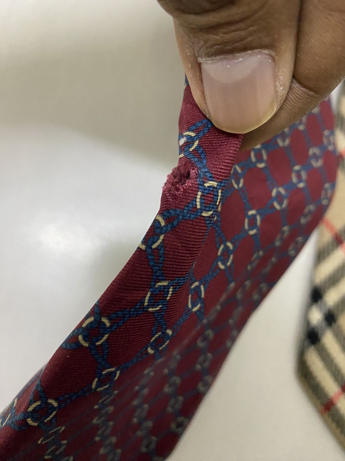 Burberry Vintage Burberrys & Gucci neck tie combo sale Size ONE SIZE - 3 Thumbnail