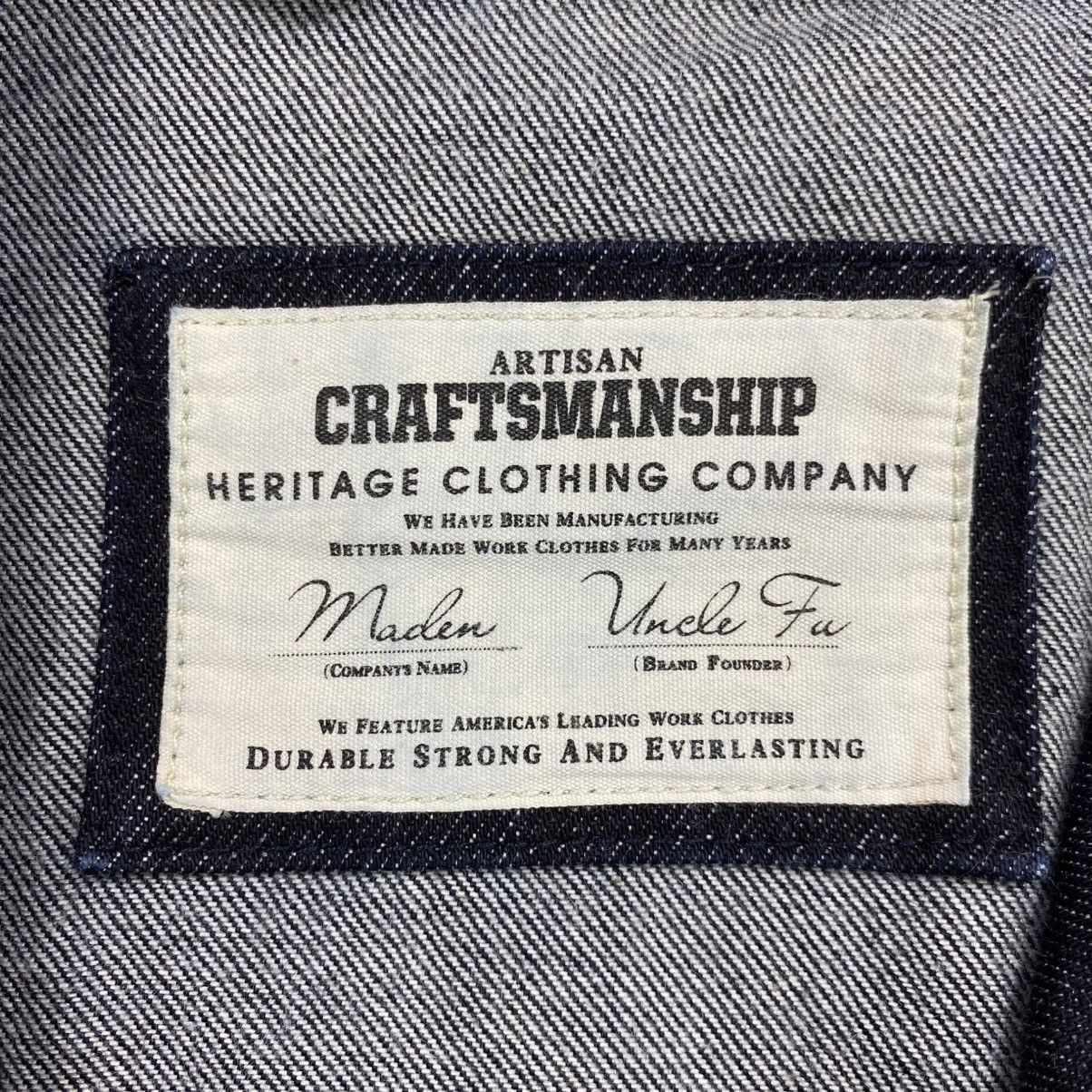 Other Maden Chinese Collar Denim Workwear Jacket Size US M / EU 48-50 / 2 - 3 Thumbnail
