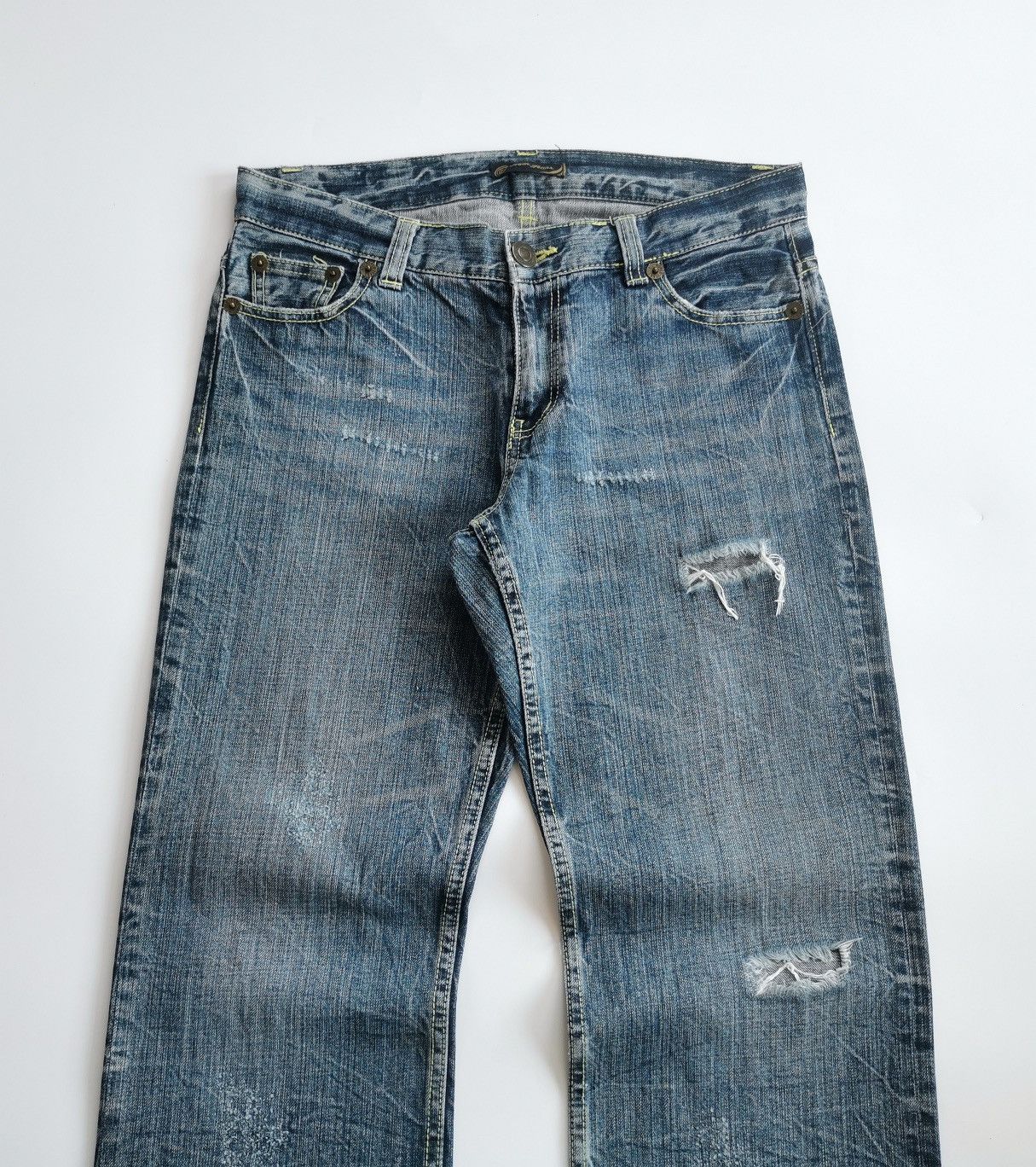 If Six Was Nine Oririn Japan ASOP8.002 Distressed Jeans Size US 32 / EU 48 - 3 Thumbnail
