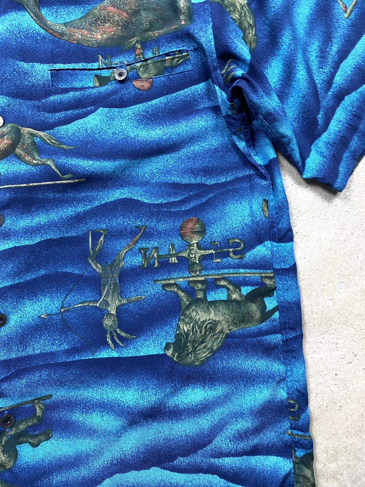 Vintage Rare! Vintage Guy Laroche Paris Hawaiian Shirt Y2K Size US M / EU 48-50 / 2 - 4 Thumbnail