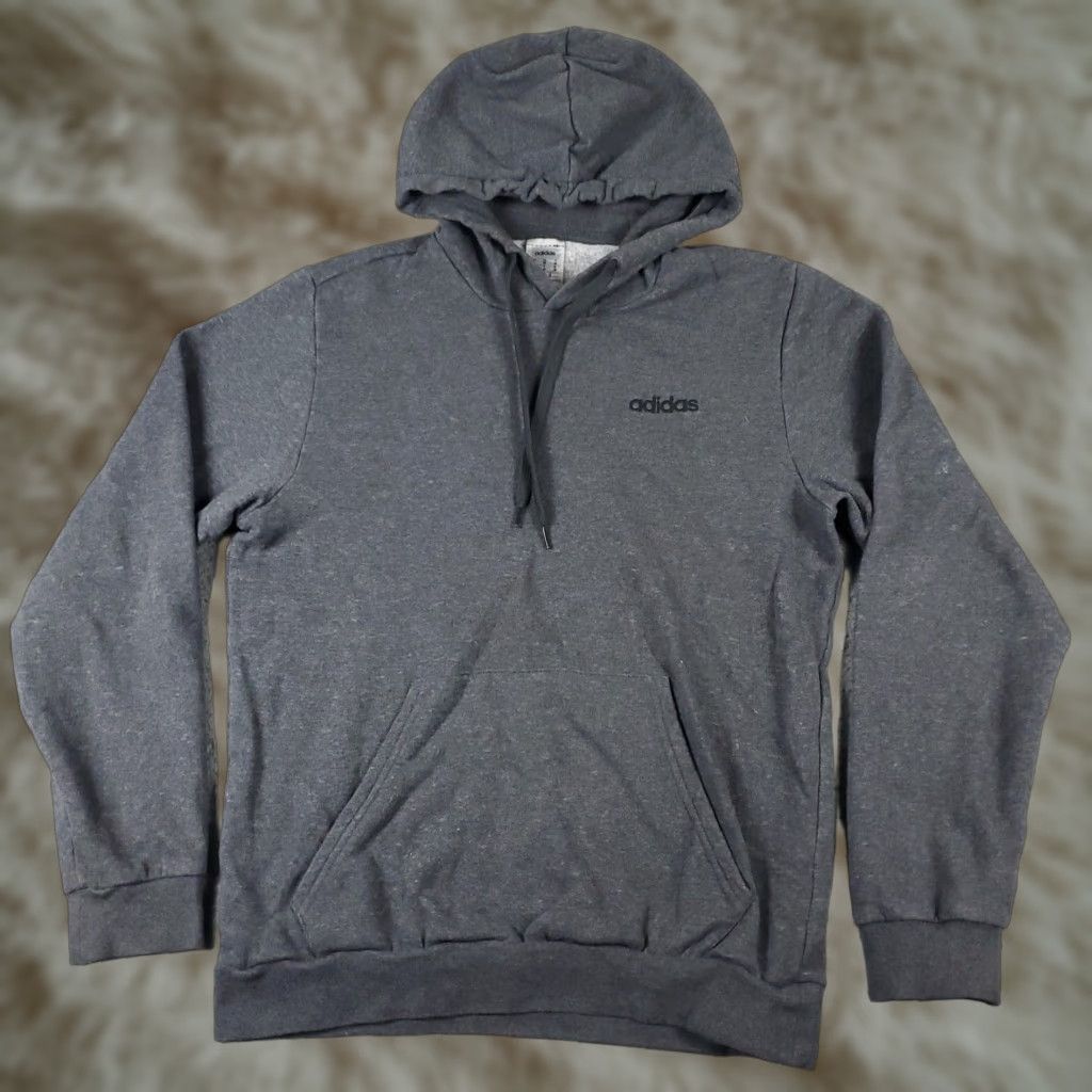 Adidas Adidas Hoodie Mens Medium Gray Casual Pullover Sweatshirt Size US M / EU 48-50 / 2 - 1 Thumbnail