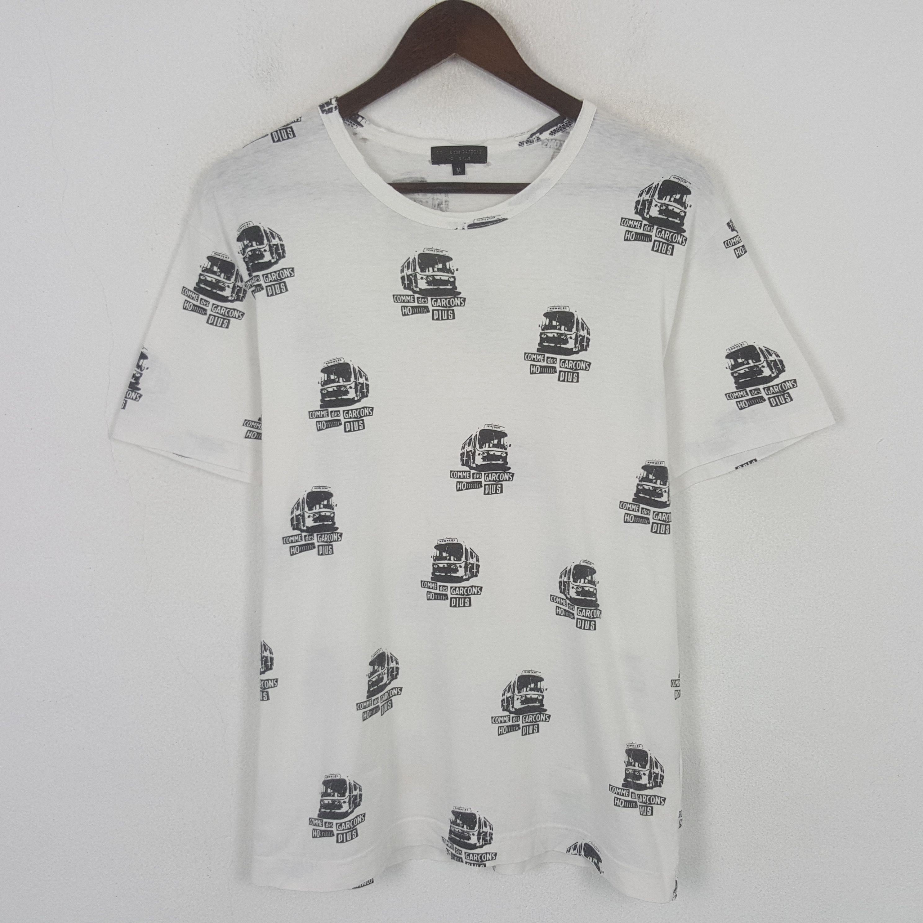 Comme des Garcons Vintage Comme des Garcons Monogram Tshirt Size US M / EU 48-50 / 2 - 1 Thumbnail