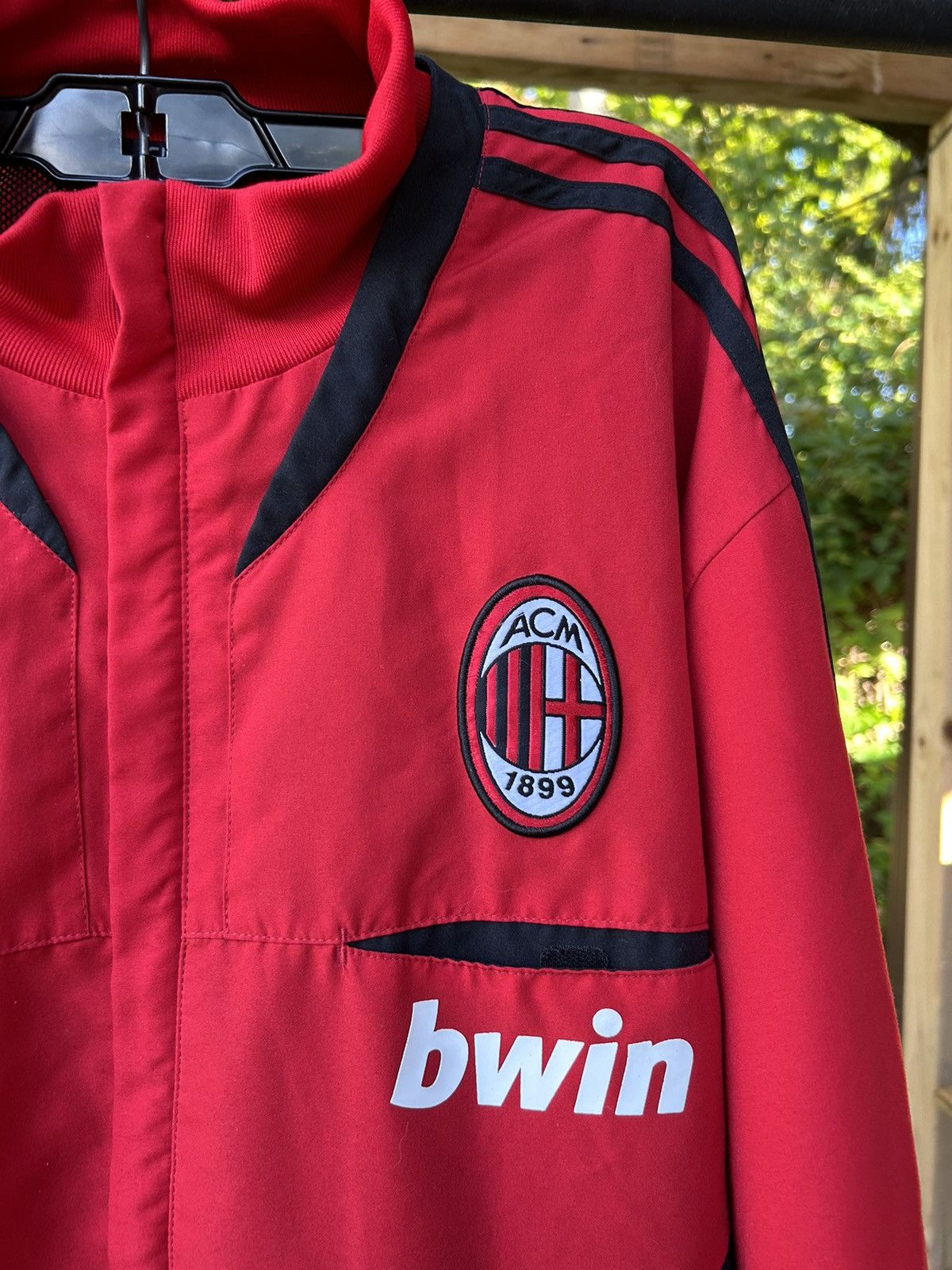Adidas Vintage Adidas AC Milan Track Jacket Rare 00s Size US L / EU 52-54 / 3 - 4 Thumbnail
