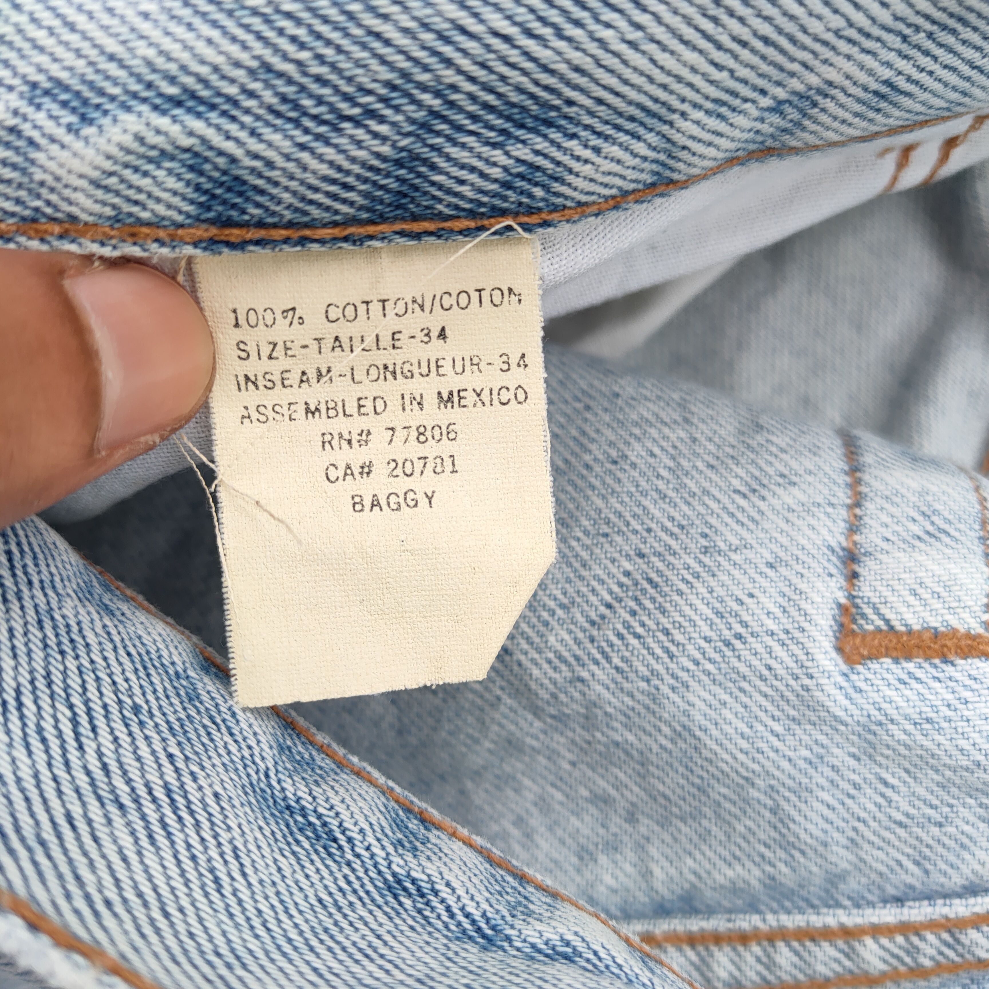 Tommy Jeans VINTAGE TOMMY JEANS FADED DENIM PANTS Size US 34 / EU 50 - 12 Thumbnail