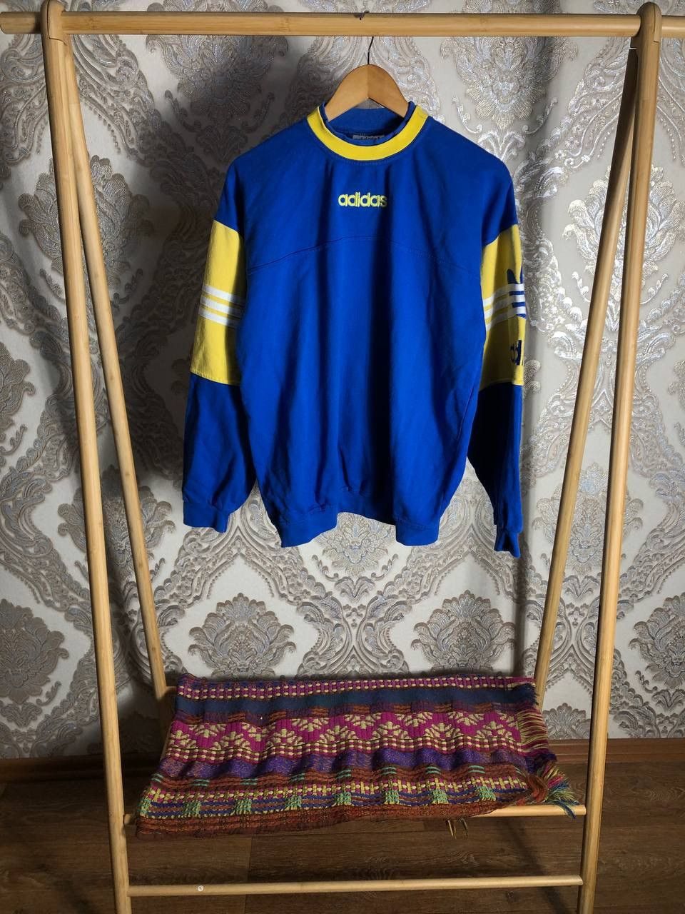 Adidas × Vintage VERY RARE ADIDAS ORIGINAL BIG LOGO SWEATSHIRT RETRO Y2K 90s Size US M / EU 48-50 / 2 - 1 Thumbnail