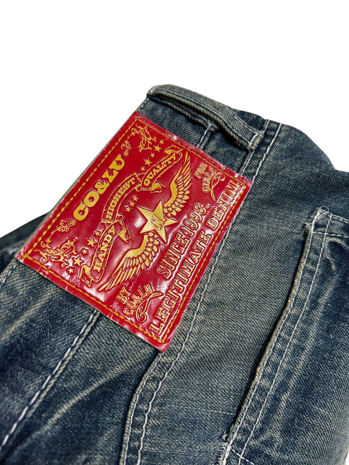 Japanese Brand × Kapital × Vintage CO & LU Japanese Style Denim Jeans Size US 32 / EU 48 - 6 Thumbnail
