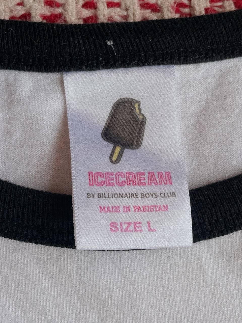 Icecream Icecream Anime Raglan Tee White Black 3/4 Sleeve Size US L / EU 52-54 / 3 - 9 Thumbnail
