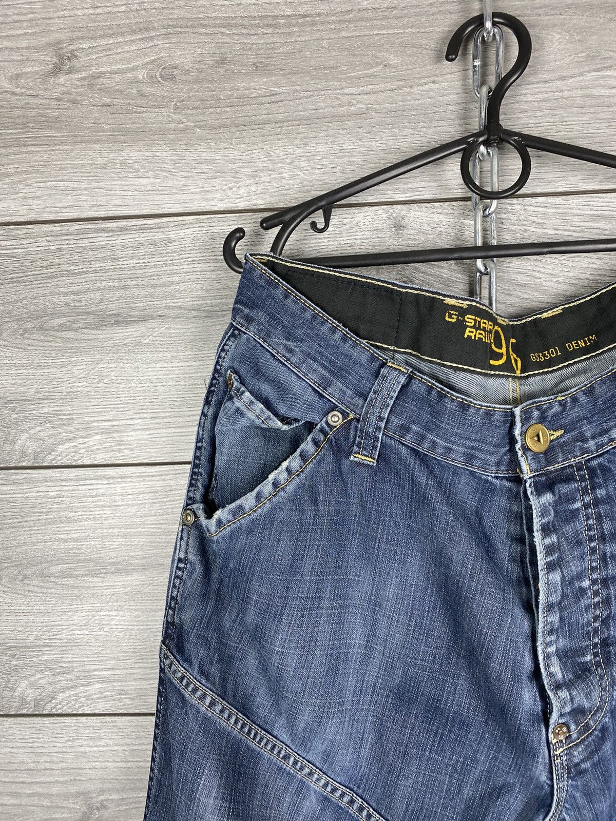 G-Star Mens Vintage G-Star J-Cut Avant Garde Jeans Size US 34 / EU 50 - 2 Thumbnail