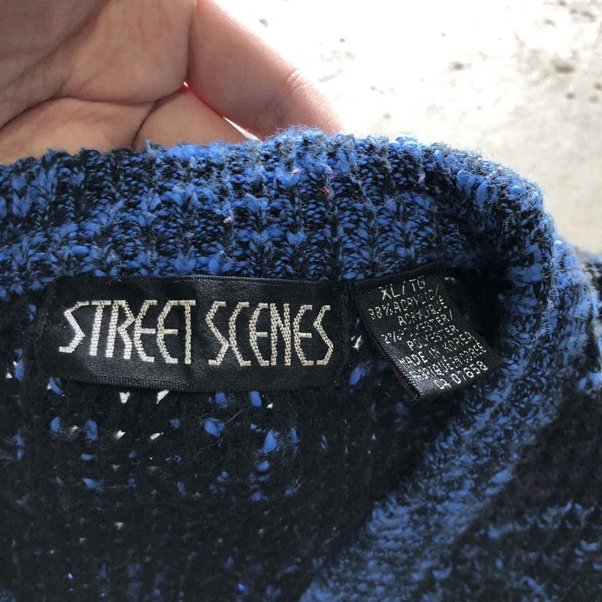 Vintage Vintage 90s Patterned Shaggy Grunge Cardigan Sweater Size US XL / EU 56 / 4 - 5 Thumbnail