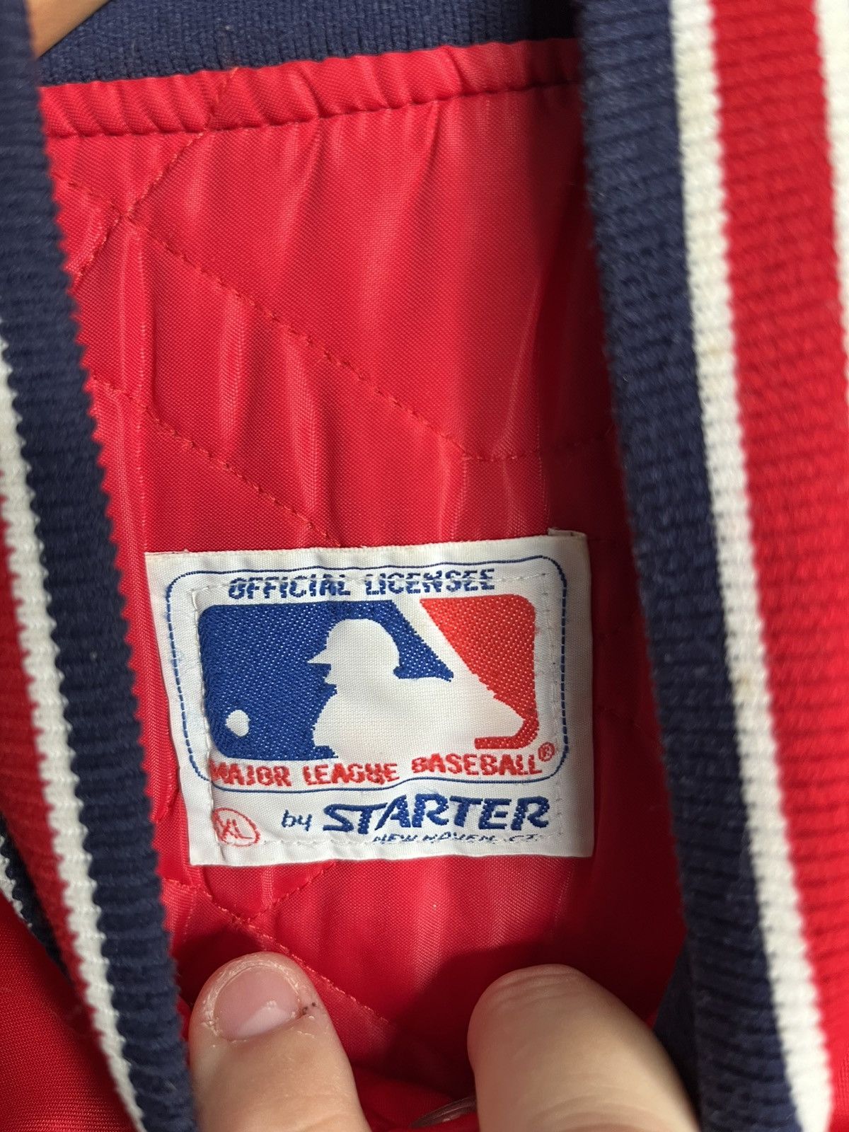 MLB × Starter × Vintage Vintage 90s Starter St Louis cardinals satin jacket Size US XL / EU 56 / 4 - 4 Thumbnail