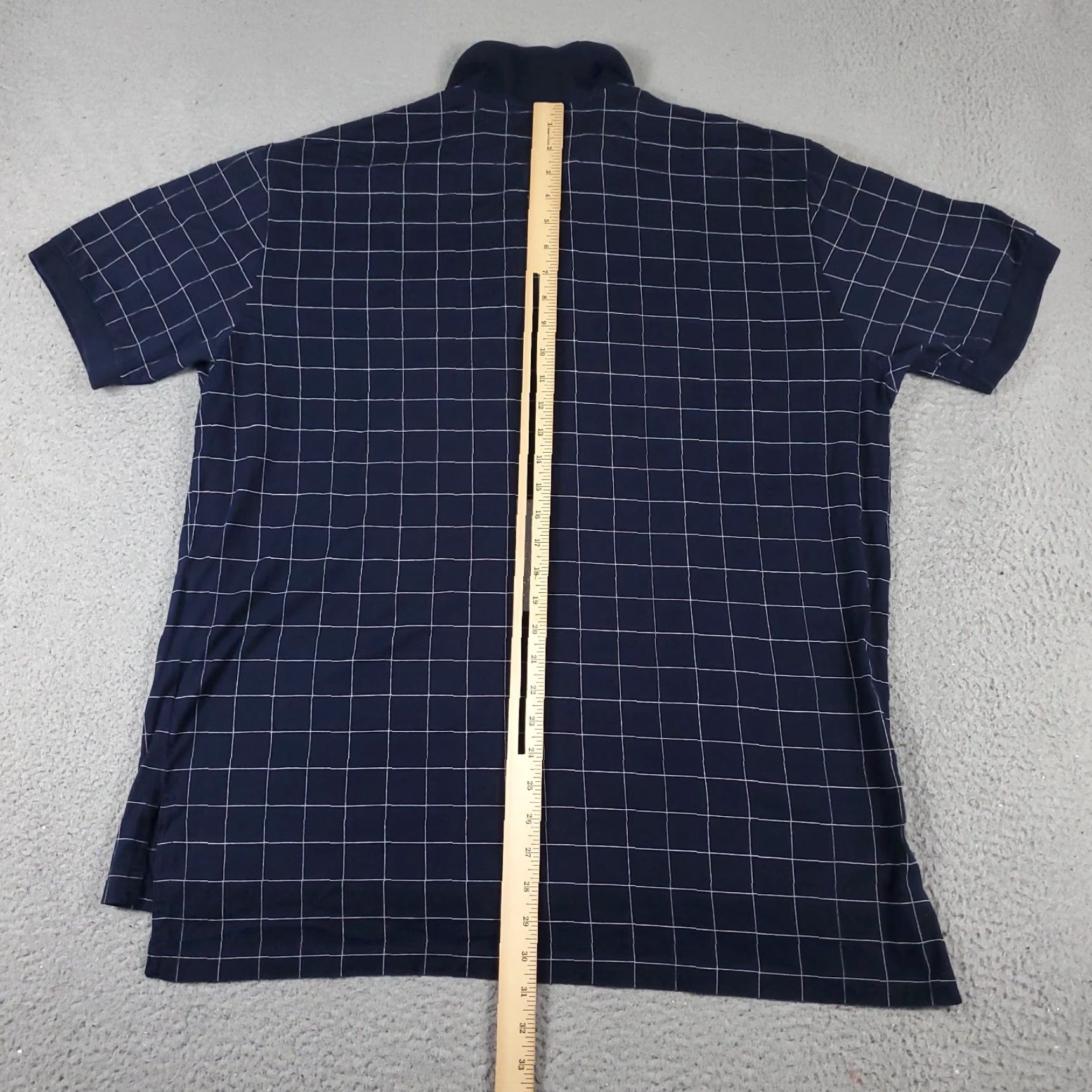 Ralph Lauren Ralph Lauren Polo Shirt Mens XL Blue Check Casual Short Sleeve Size US XL / EU 56 / 4 - 5 Thumbnail