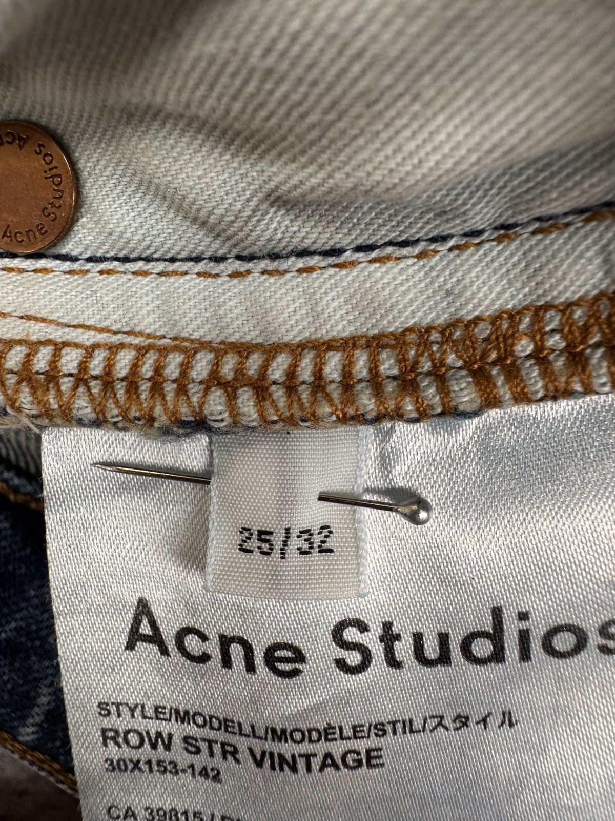 Acne Studios Acne Studios Women Slim Fit Jeans Blue Size W25 L32 Size 25" / US 0 / IT 36 - 8 Thumbnail