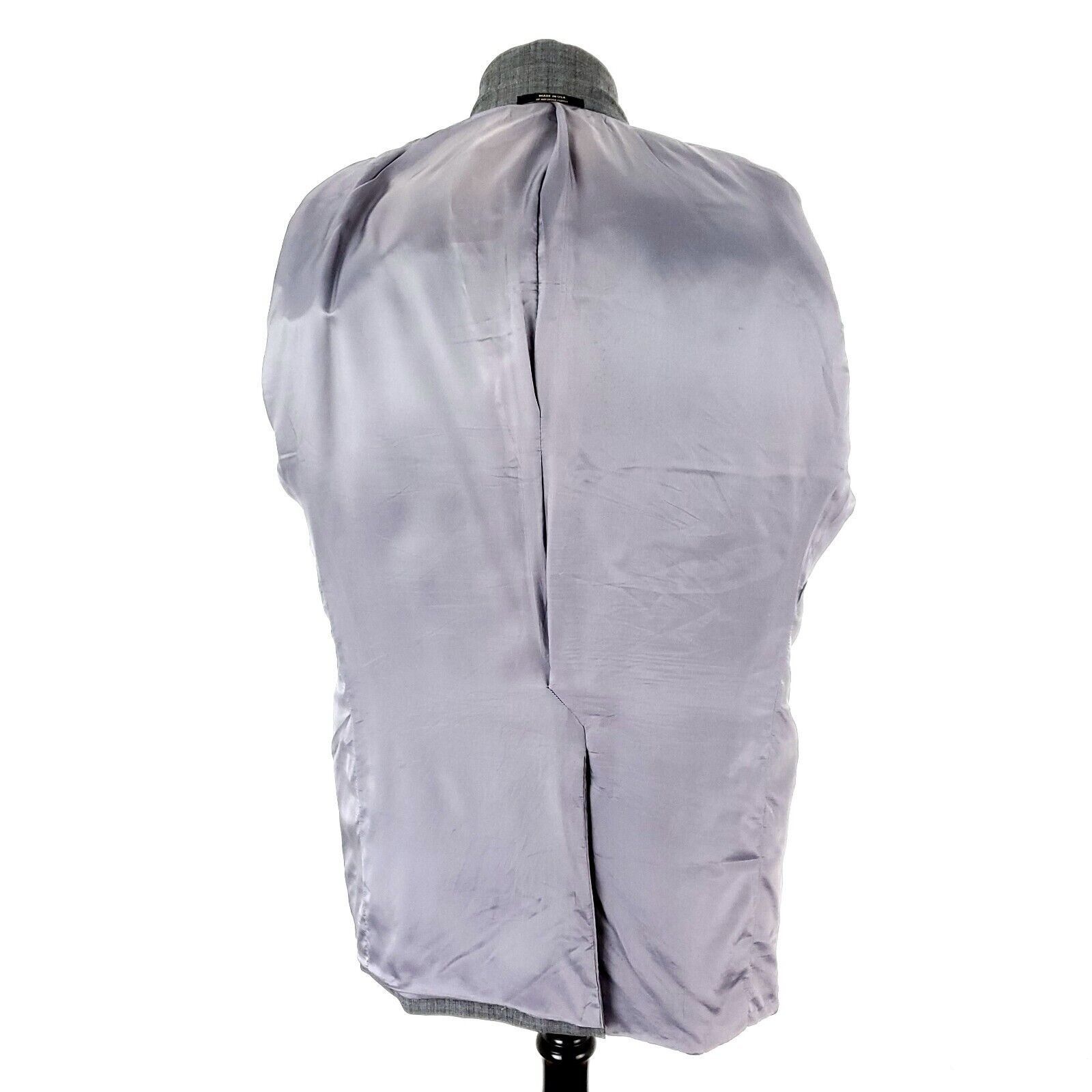 Hart Schaffner Marx Hart Schaffner Marx Gold Trumpeter Wool 2 Button Blazer 44L Size 44L - 10 Thumbnail