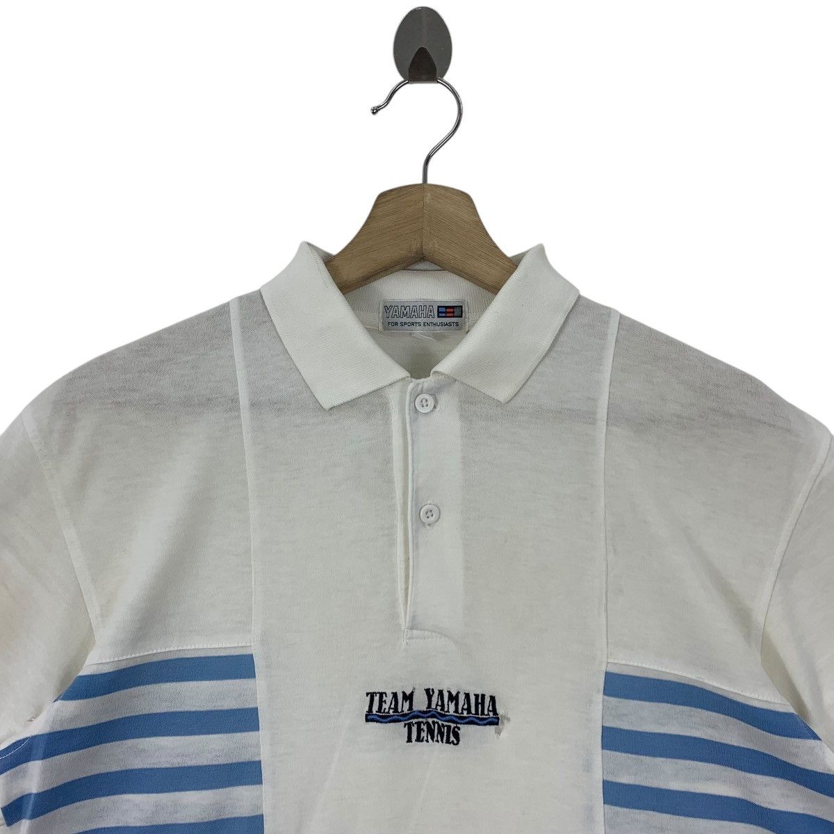 Japanese Brand × Yamaha Vintage TEAM YAMAHA Tennis Centre logo polo tee Size US M / EU 48-50 / 2 - 2 Thumbnail