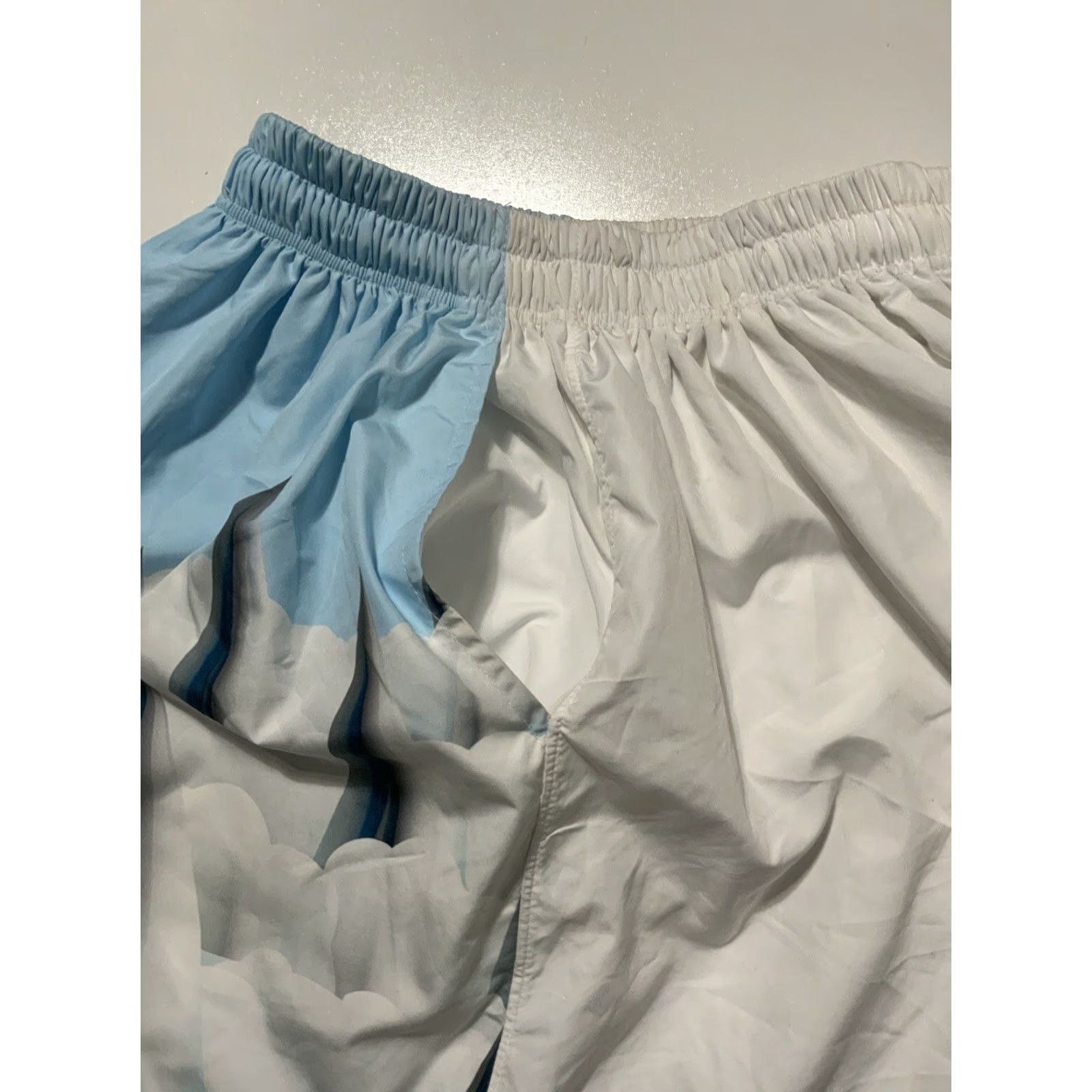 Vintage Keenkeee Keenkee Stalagmite Thorn Cloud Polyester Swim Trunk Board Shorts Sz. L Blue Mens Board Shorts Lined Swim Bottoms Stained Pre-owned Size US 33 - 7 Thumbnail
