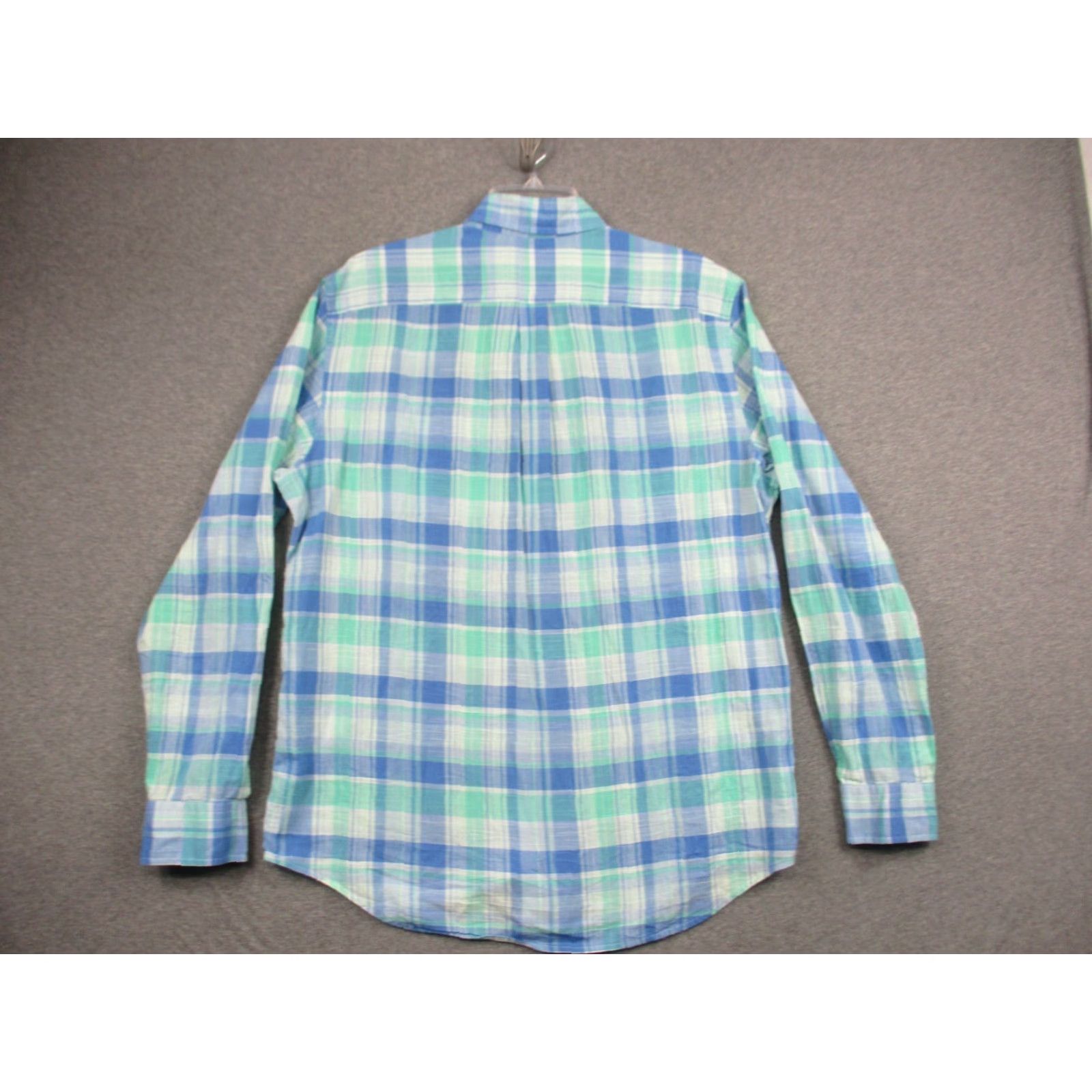 Vineyard Vines Vineyard Vines Shirt Medium Men Greenwich Blue Gingham Plaid Classic Murray Size US L / EU 52-54 / 3 - 3 Thumbnail