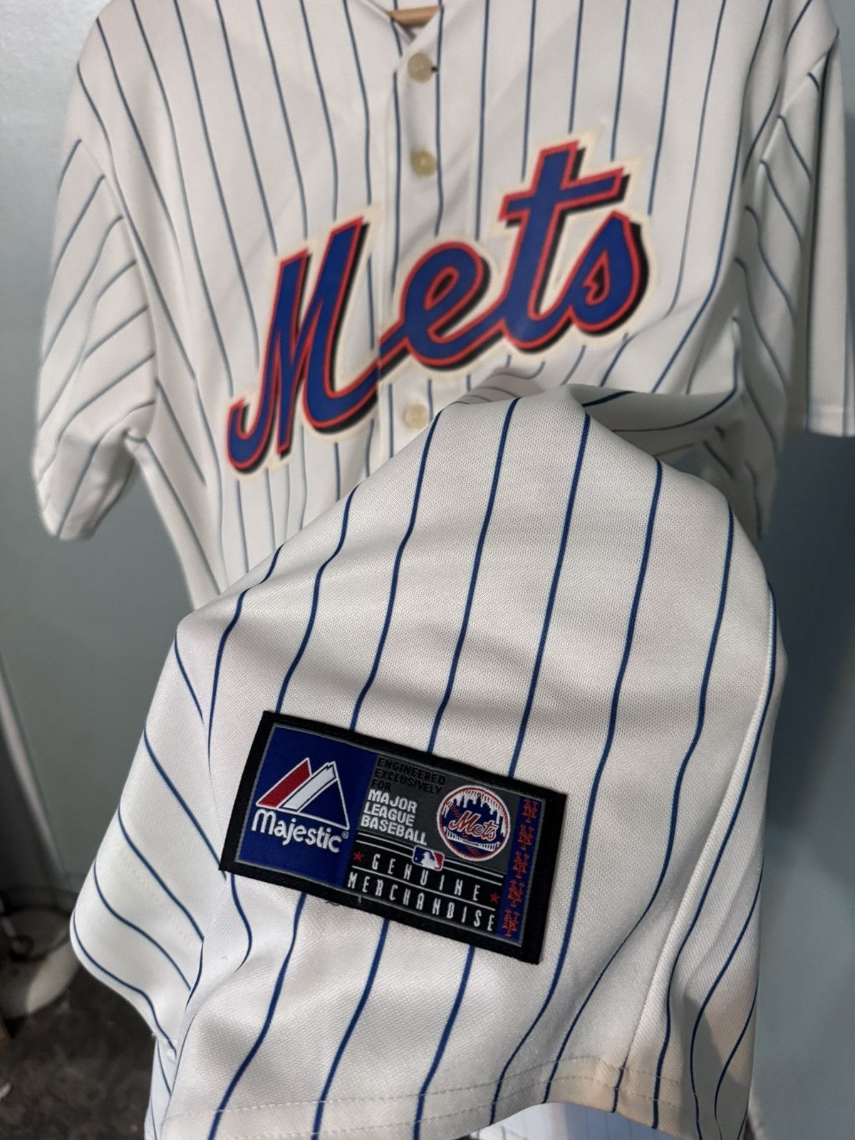 Majestic Vintage Mets Jersey Majestic Authentic Baseball Jersey Sz M Size US M / EU 48-50 / 2 - 6 Thumbnail