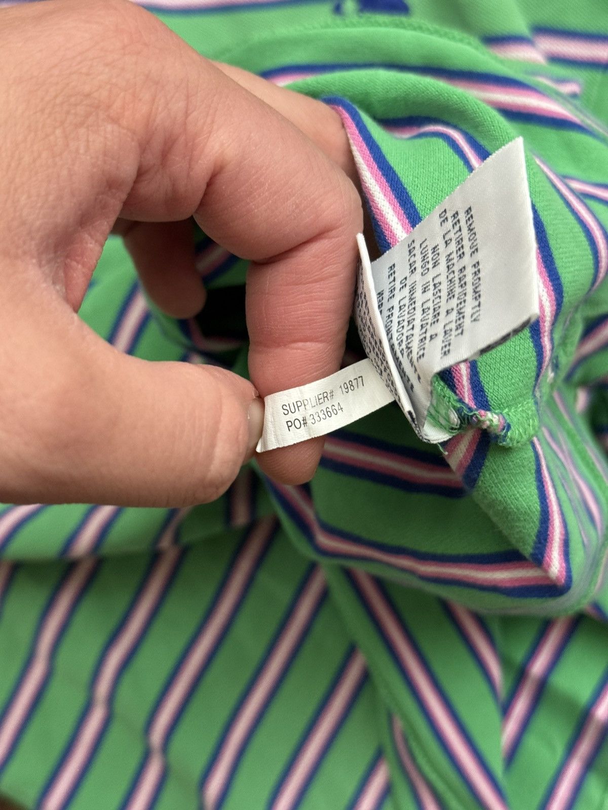 Ralph Lauren Polo Golf Ralph Lauren Polo Shirt Short Sleeve Striped Size US S / EU 44-46 / 1 - 8 Thumbnail