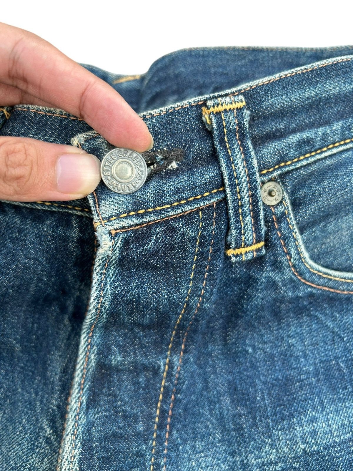 Kapital Vintage Evisu Selvedge No1 Special Distressed Denim Jeans Size US 28 / EU 44 - 9 Thumbnail