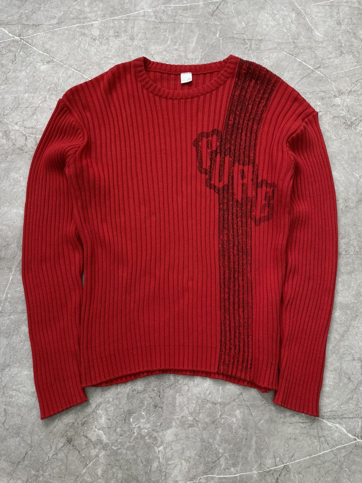 Designer × Diesel × Vintage Vintage Avant-garde DIESEL Archival Y2K Sweater Size US L / EU 52-54 / 3 - 1 Thumbnail