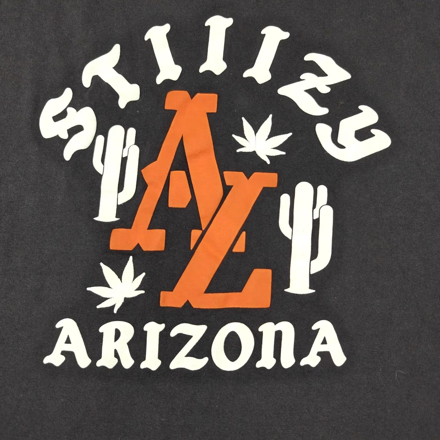 Vintage STIIIZY Shirt Mens M Black Arizona Cactus Cannabis Graphic Tee United States Made USA Shirt Mens Black Arizona Cactus Cannabis Graphic Tee Size US M / EU 48-50 / 2 - 5 Thumbnail