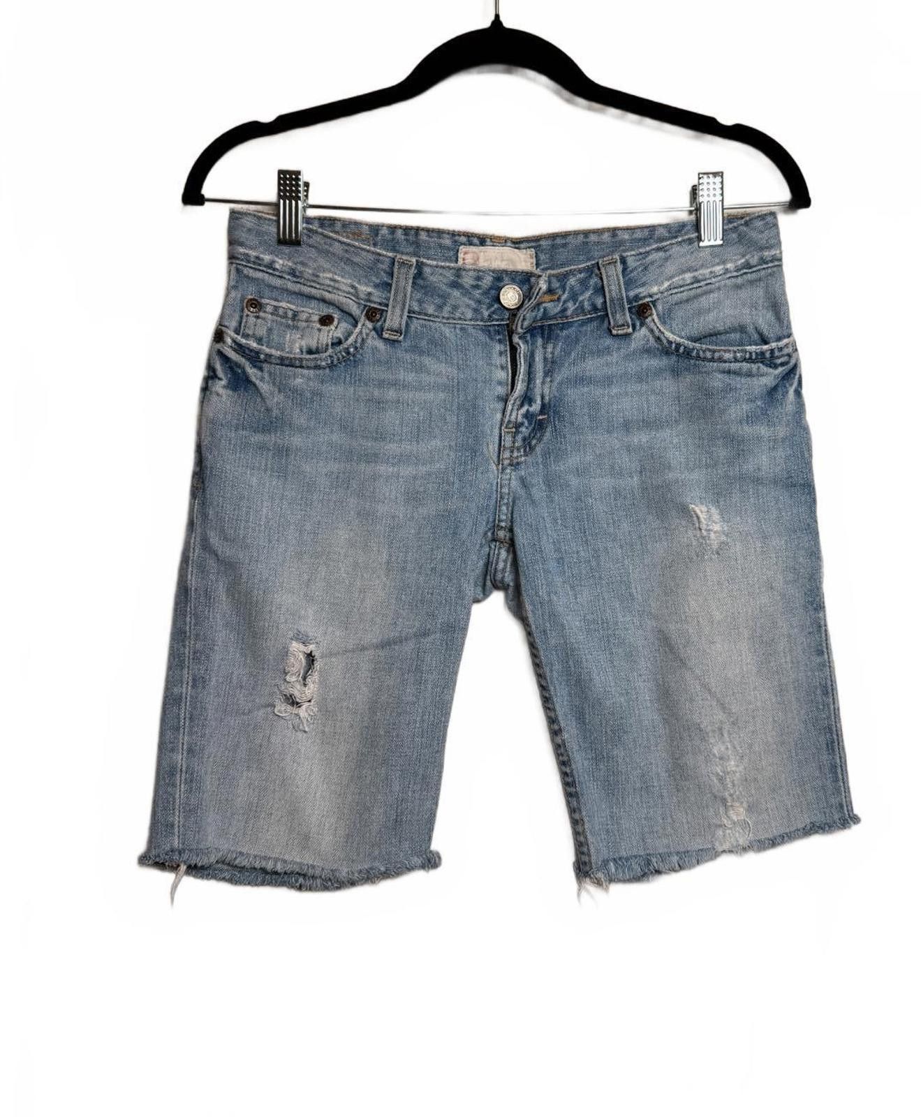 BKE Denim Distressed BKE Shorts Size 27" / US 4 / IT 40 - 1 Thumbnail