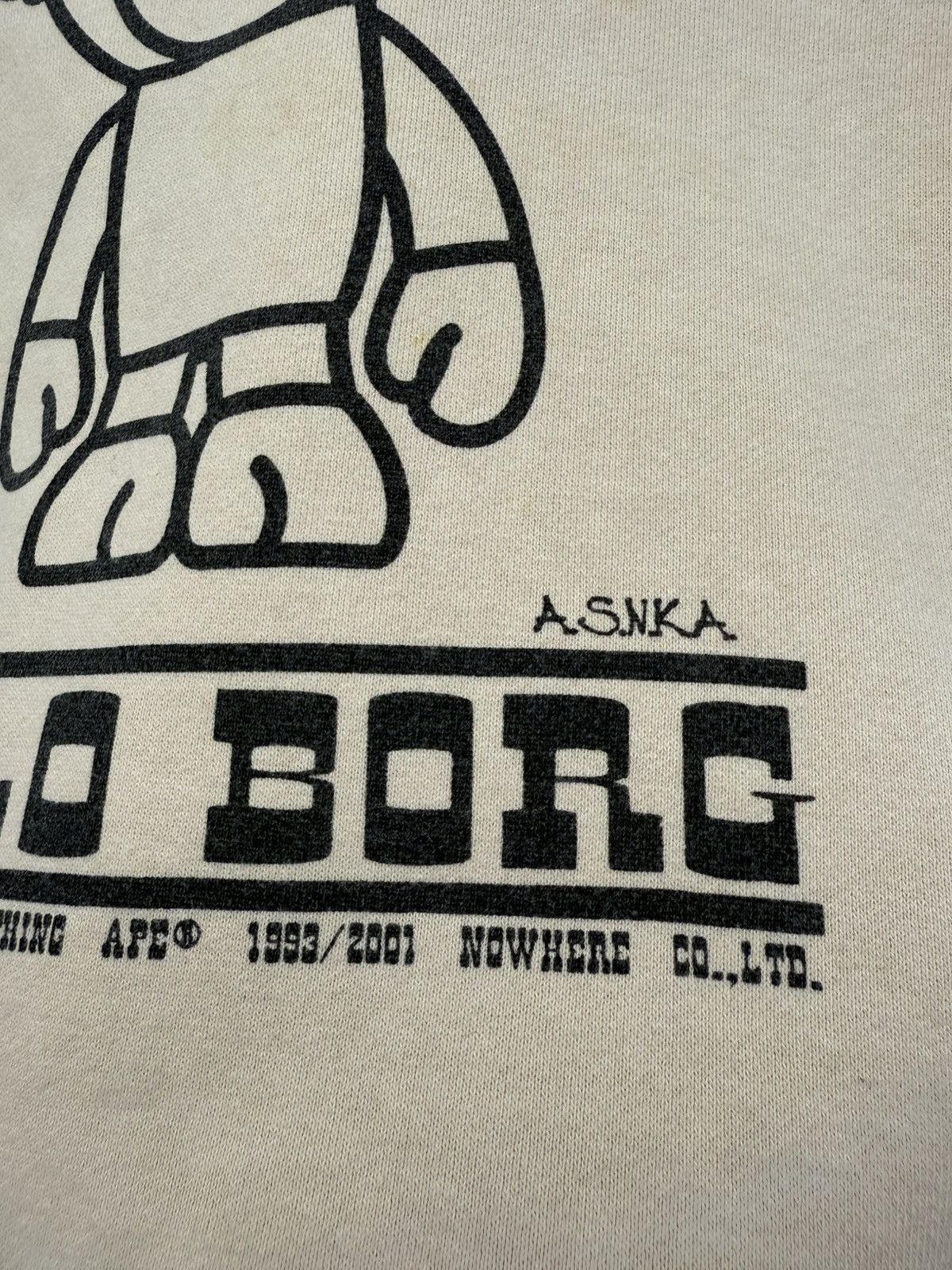 Bape Vintage 2001 BAPE “Milo Borg" Dont Test Me & Dont Fuck Me! Size US S / EU 44-46 / 1 - 7 Thumbnail