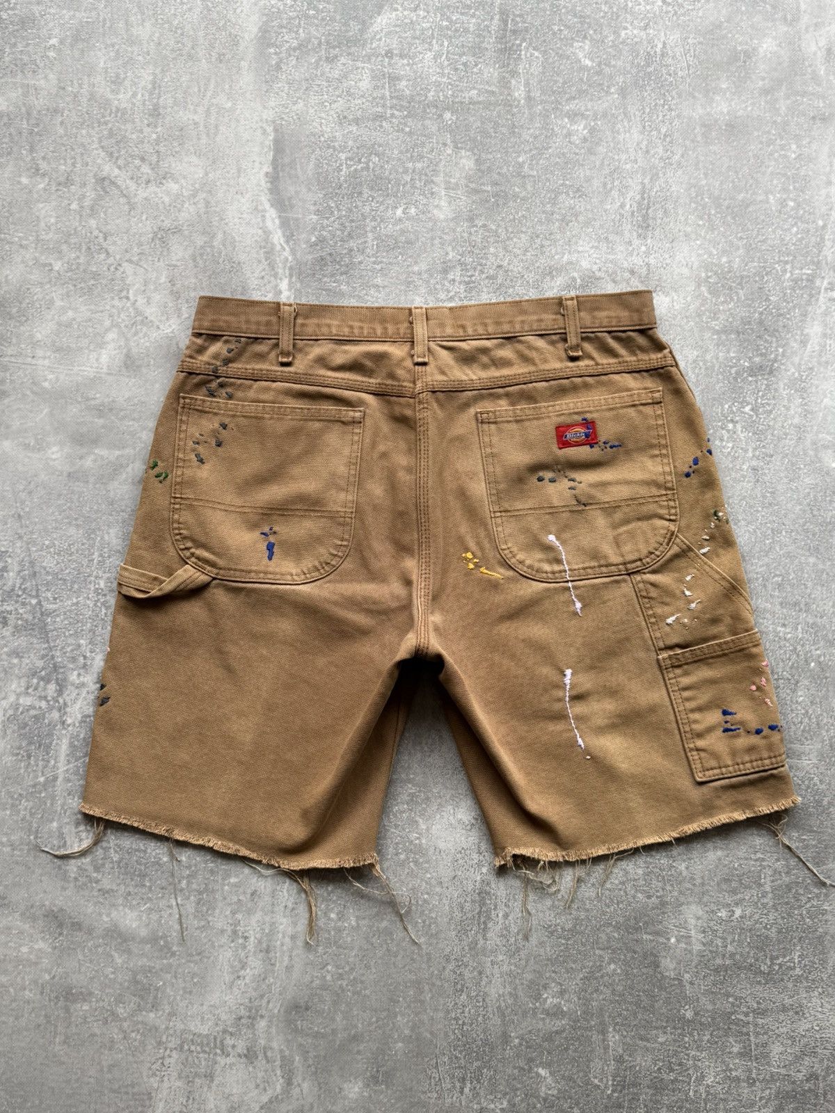 Dickies Hand Made Fake Embroidered Stains Shorts Dickies Work Wear Size US 34 / EU 50 - 6 Thumbnail